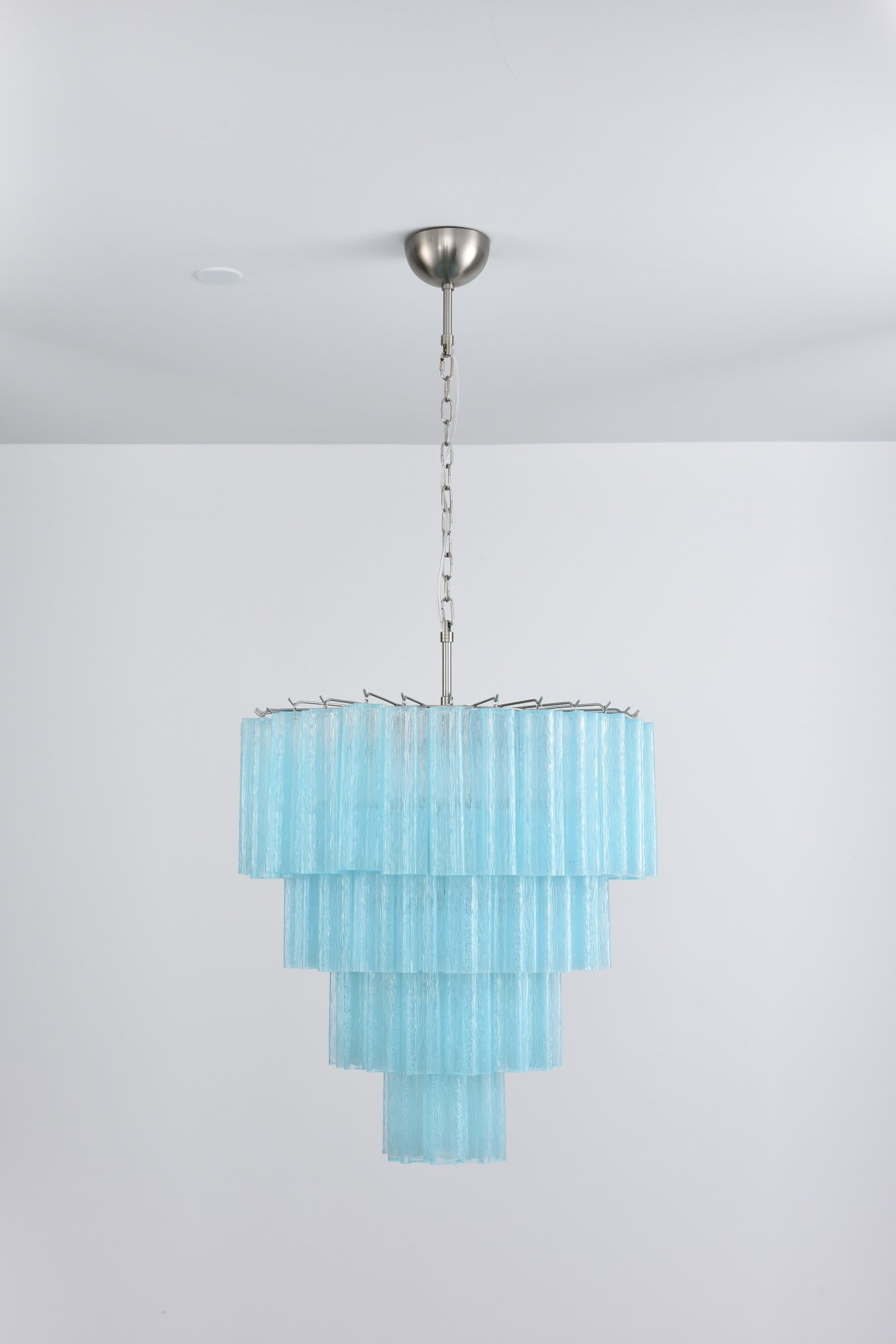 Aurora Lustre Cascade Superposé Verre Élégant Vintage