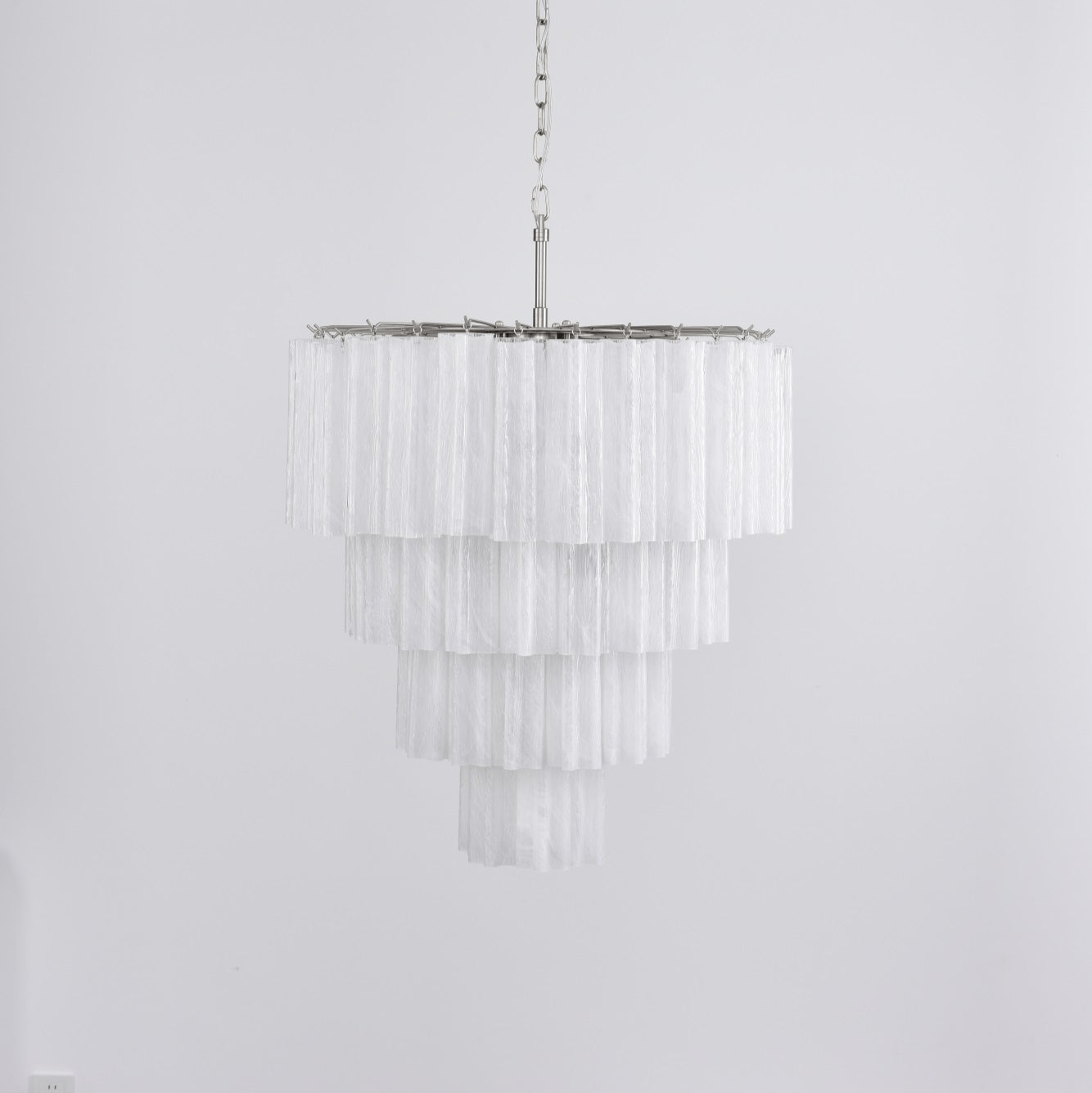 Aurora Lustre Cascade Superposé Verre Élégant Vintage