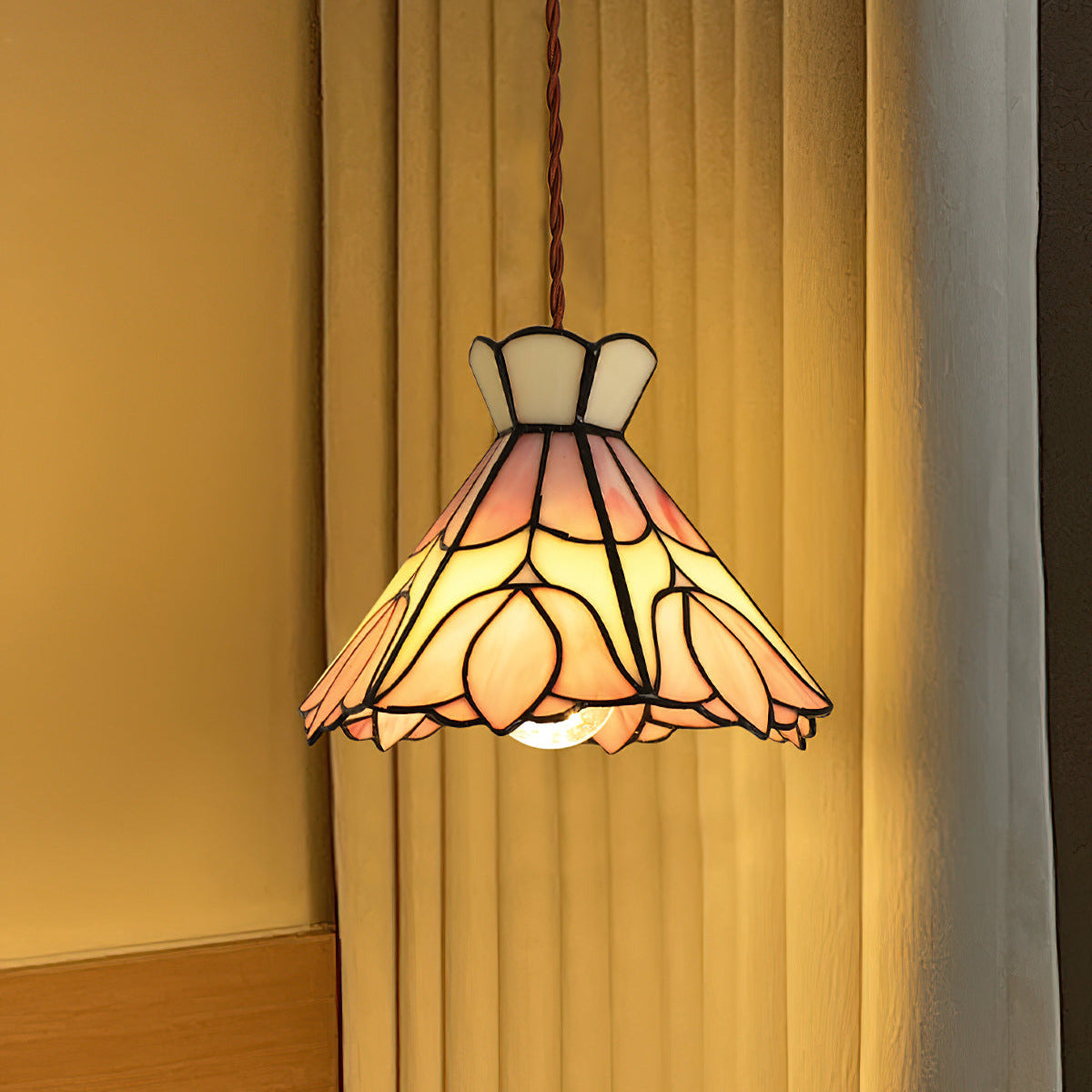 Rose Suspension Verre