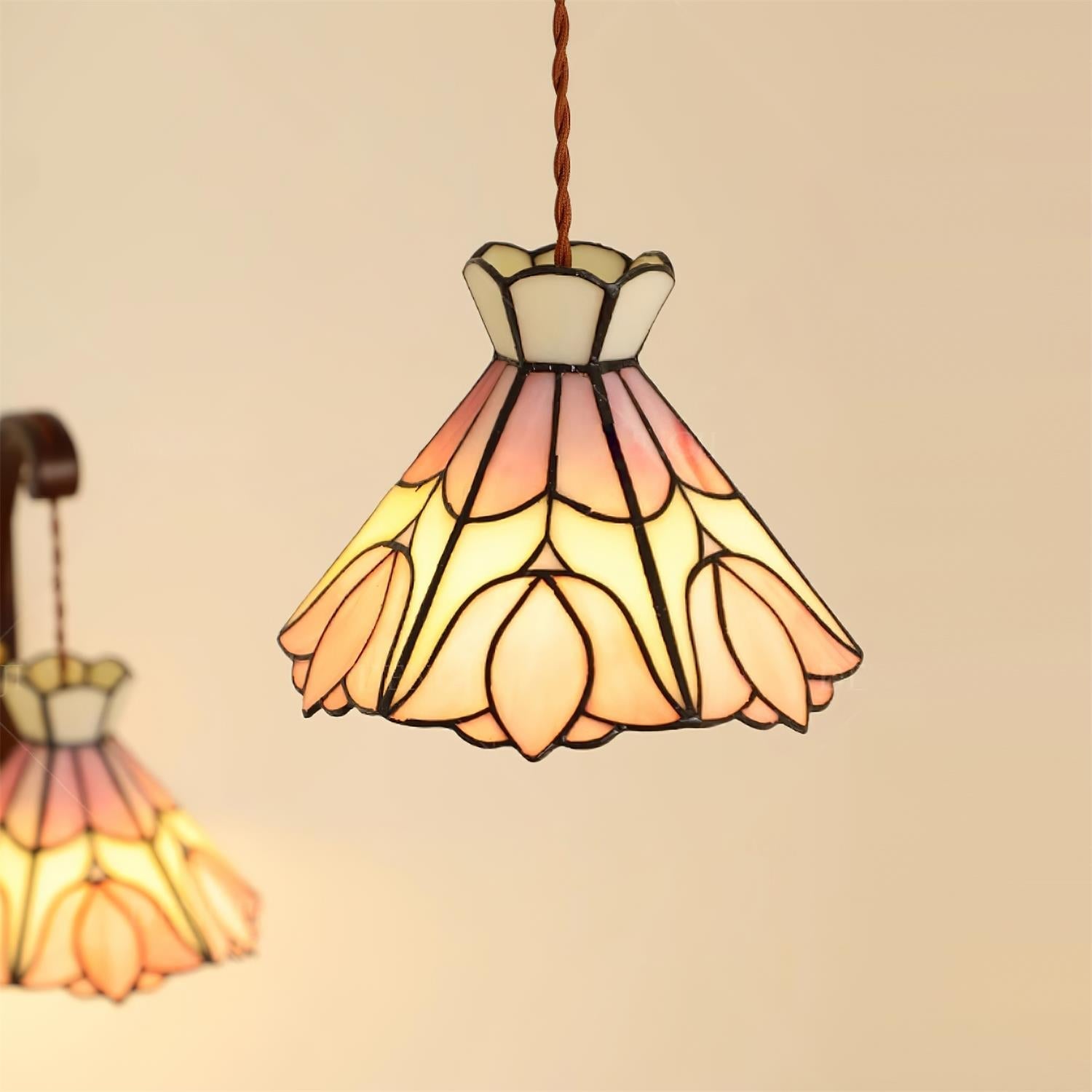 Rose Suspension Verre