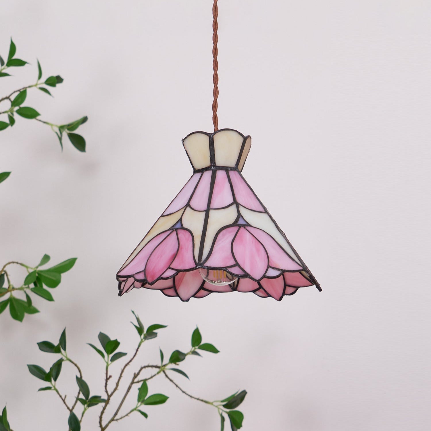 Rose Suspension Verre