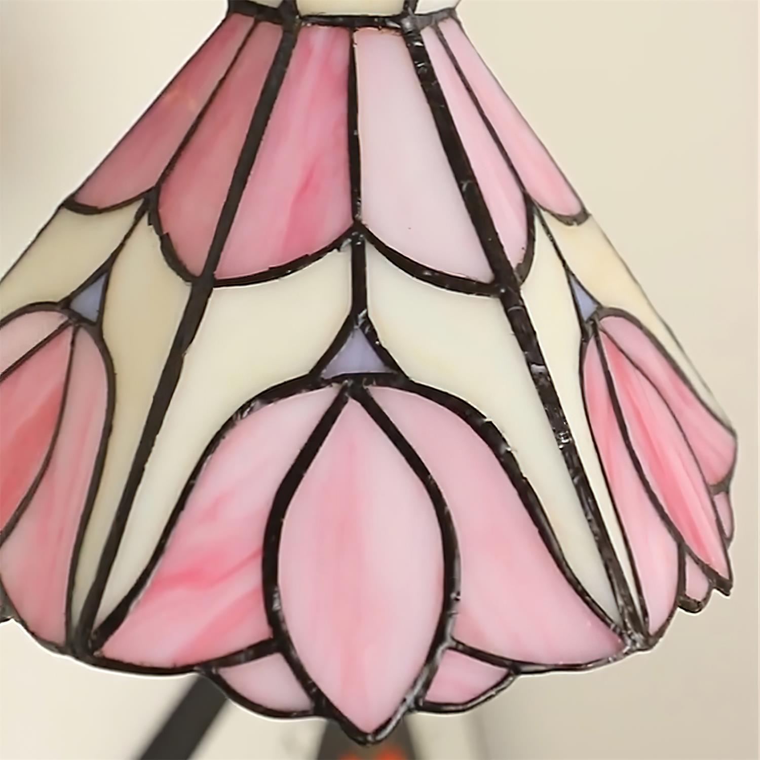 Velvet Applique Murale Vintage Abat-jour Verre Rose