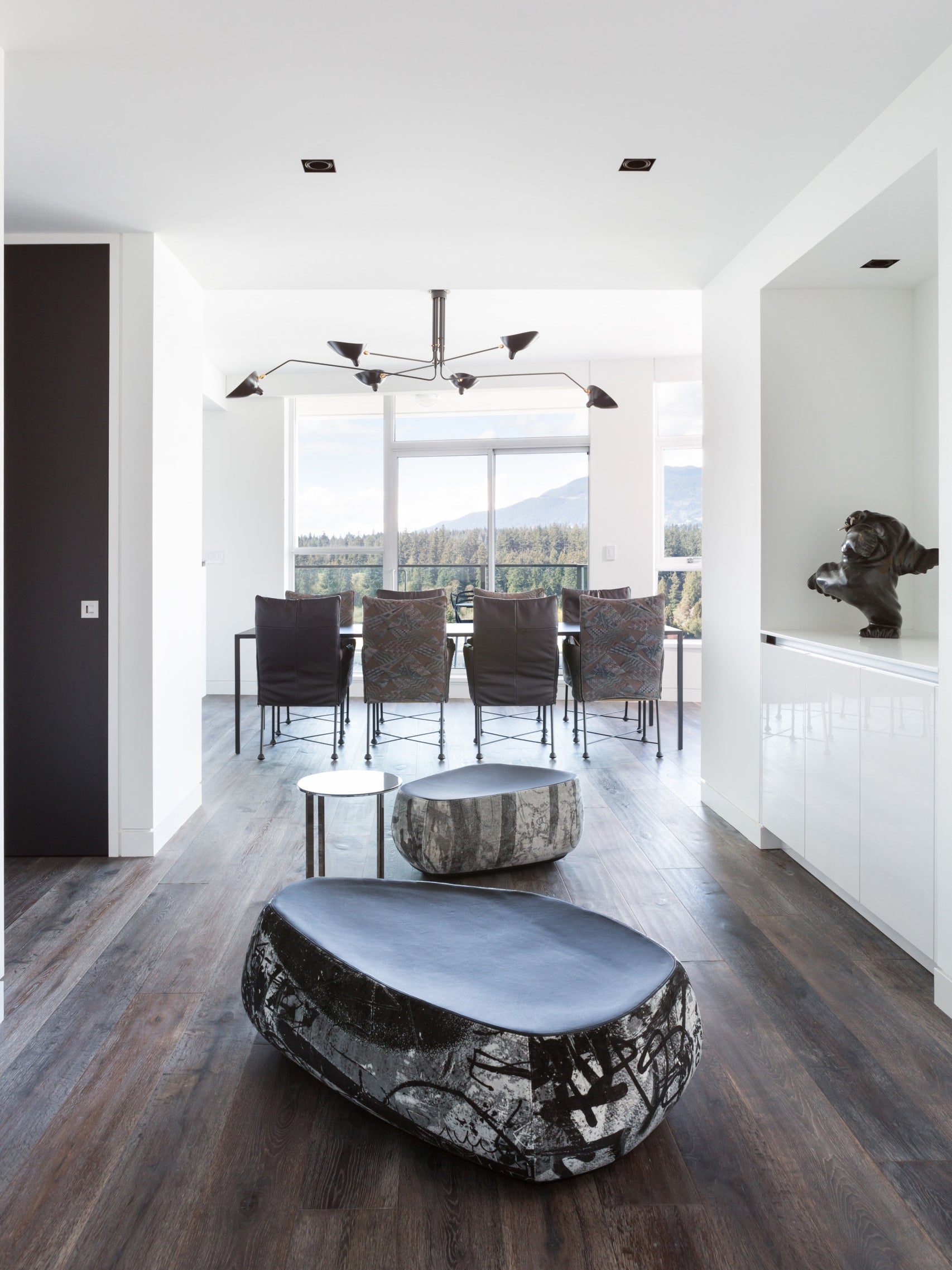 Lustra Plafonnier Trois Bras Minimaliste