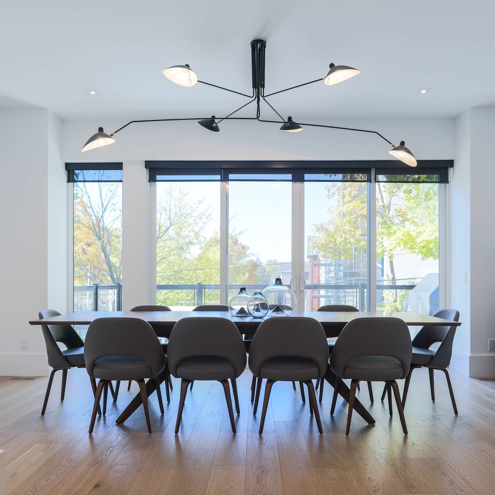 Lustra Plafonnier Trois Bras Minimaliste