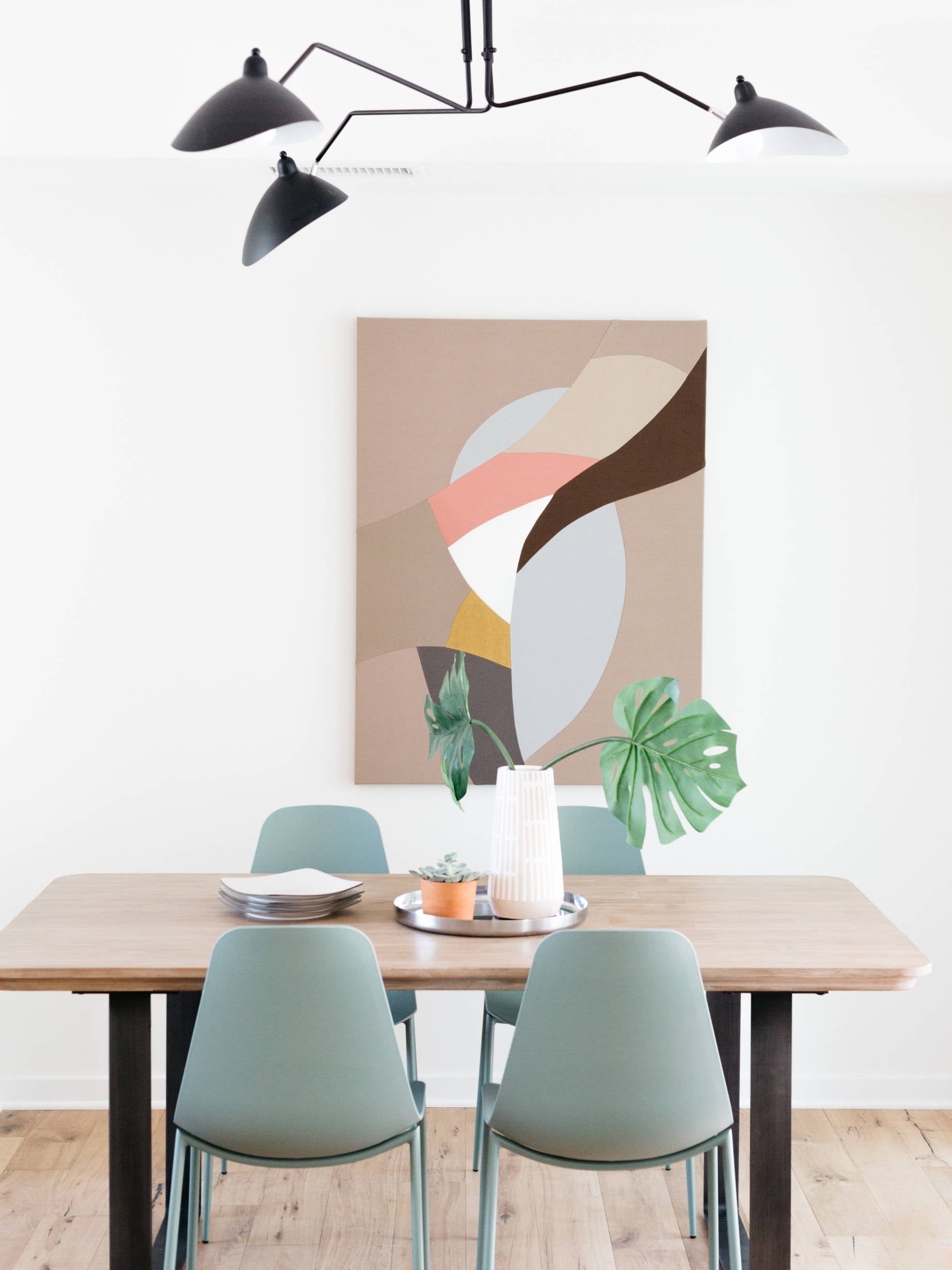 Lustra Plafonnier Trois Bras Minimaliste