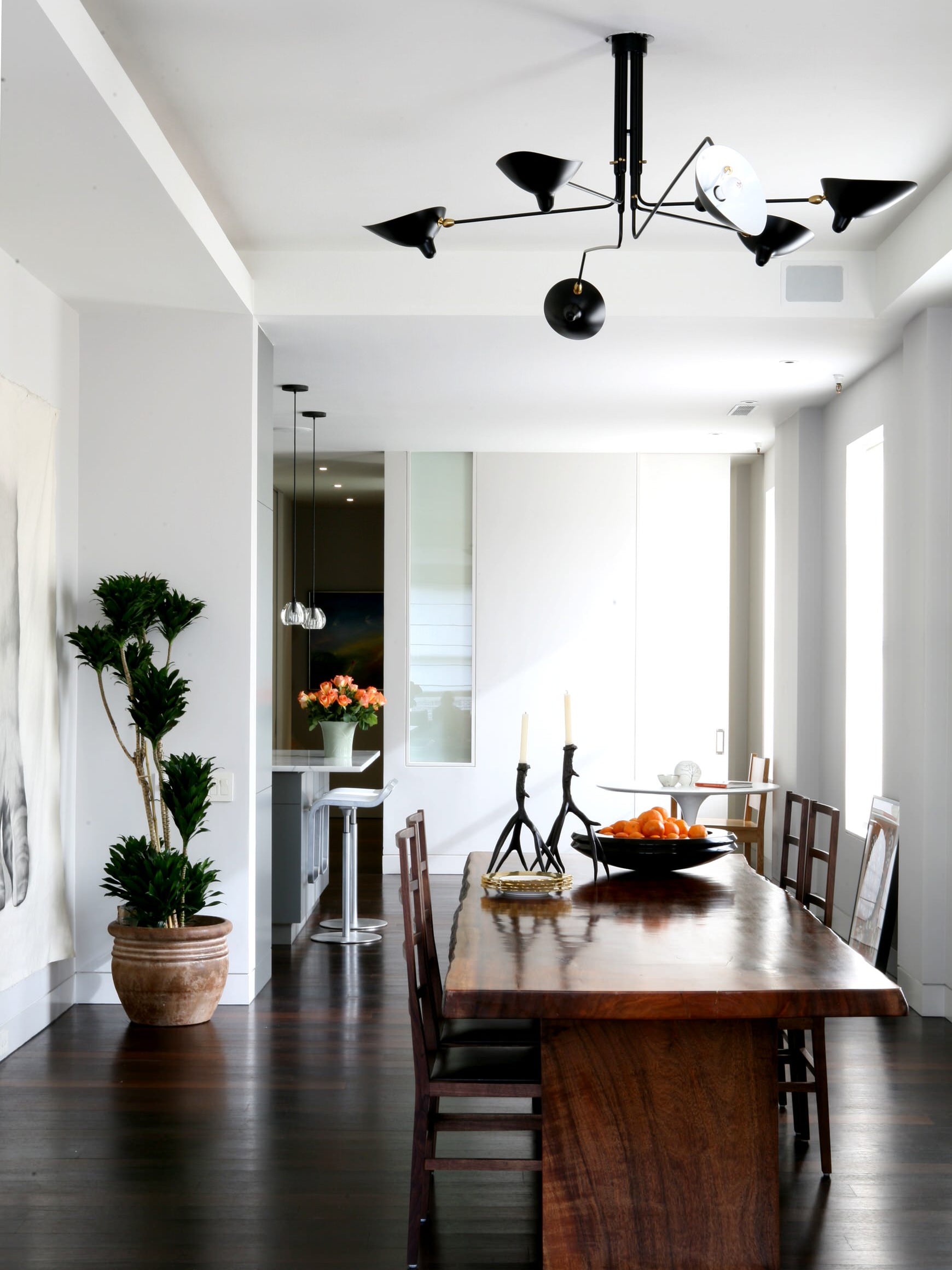 Lustra Plafonnier Trois Bras Minimaliste