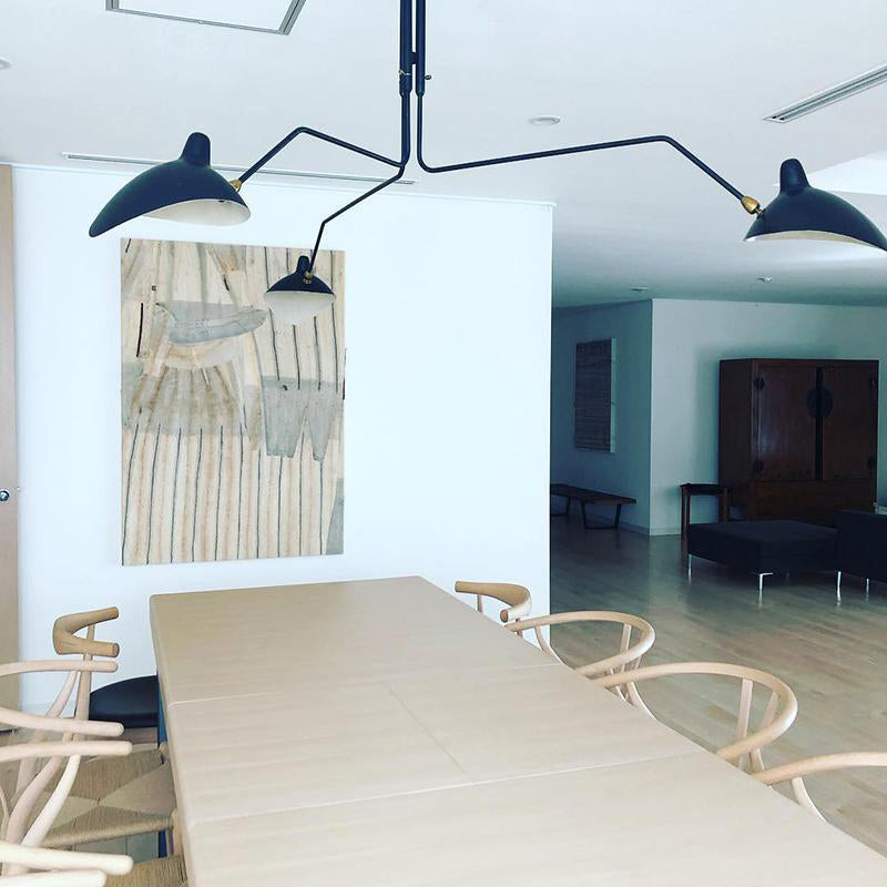 Lustra Plafonnier Trois Bras Minimaliste