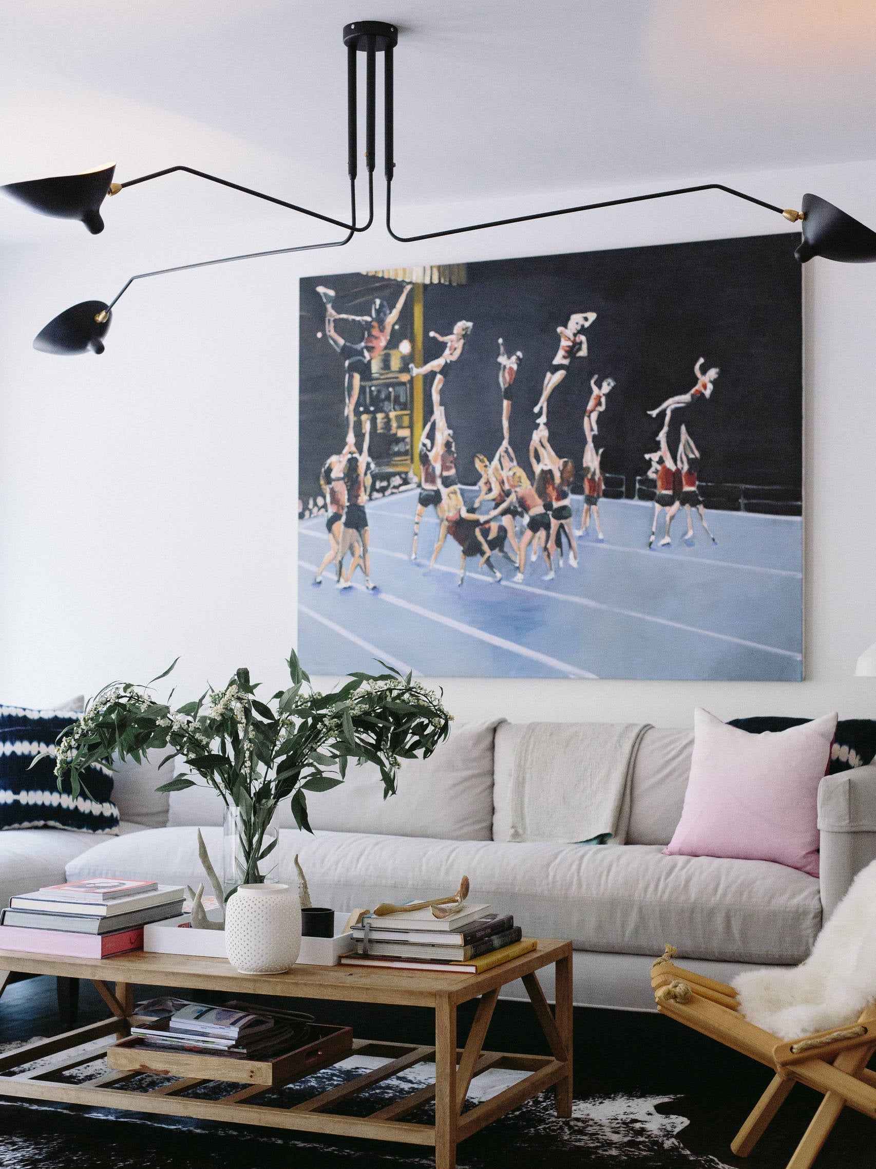 Lustra Plafonnier Trois Bras Minimaliste