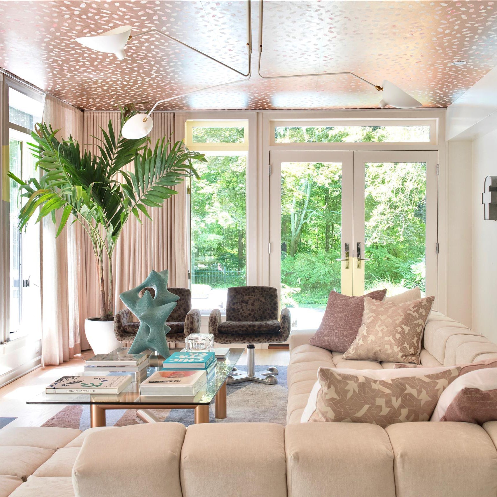 Lustra Plafonnier Trois Bras Minimaliste