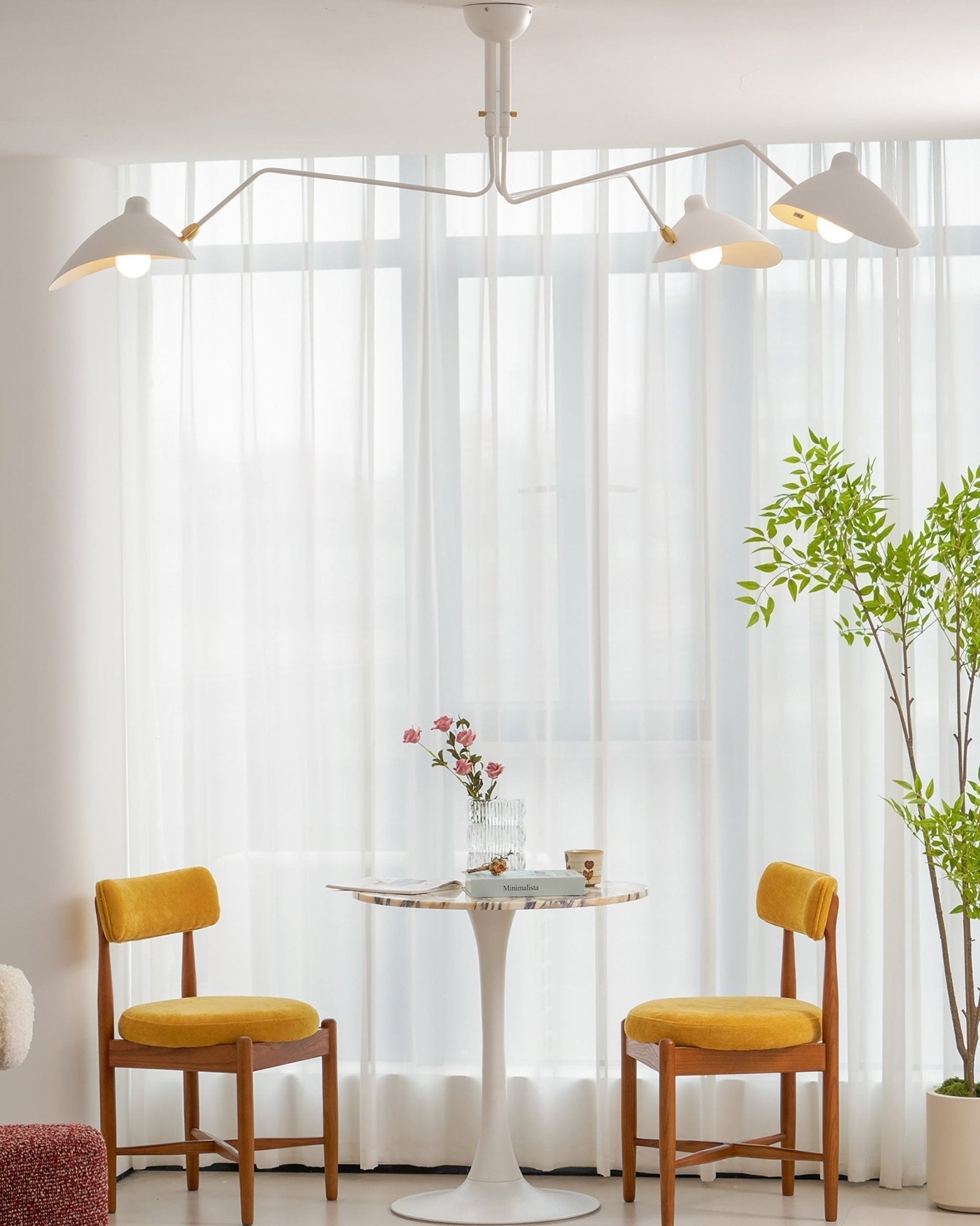 Lustra Plafonnier Trois Bras Minimaliste