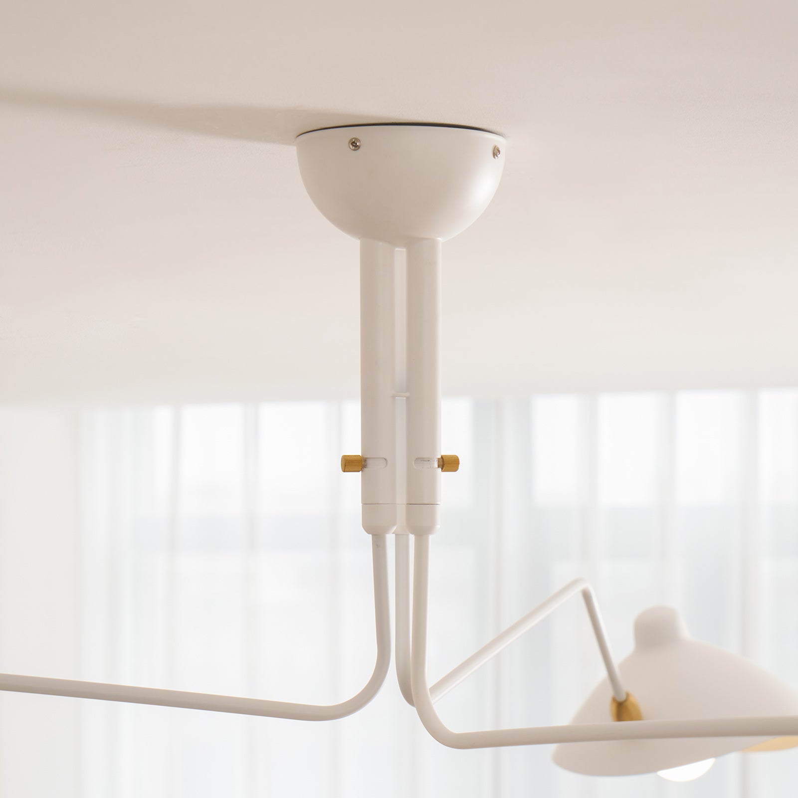 Lustra Plafonnier Trois Bras Minimaliste
