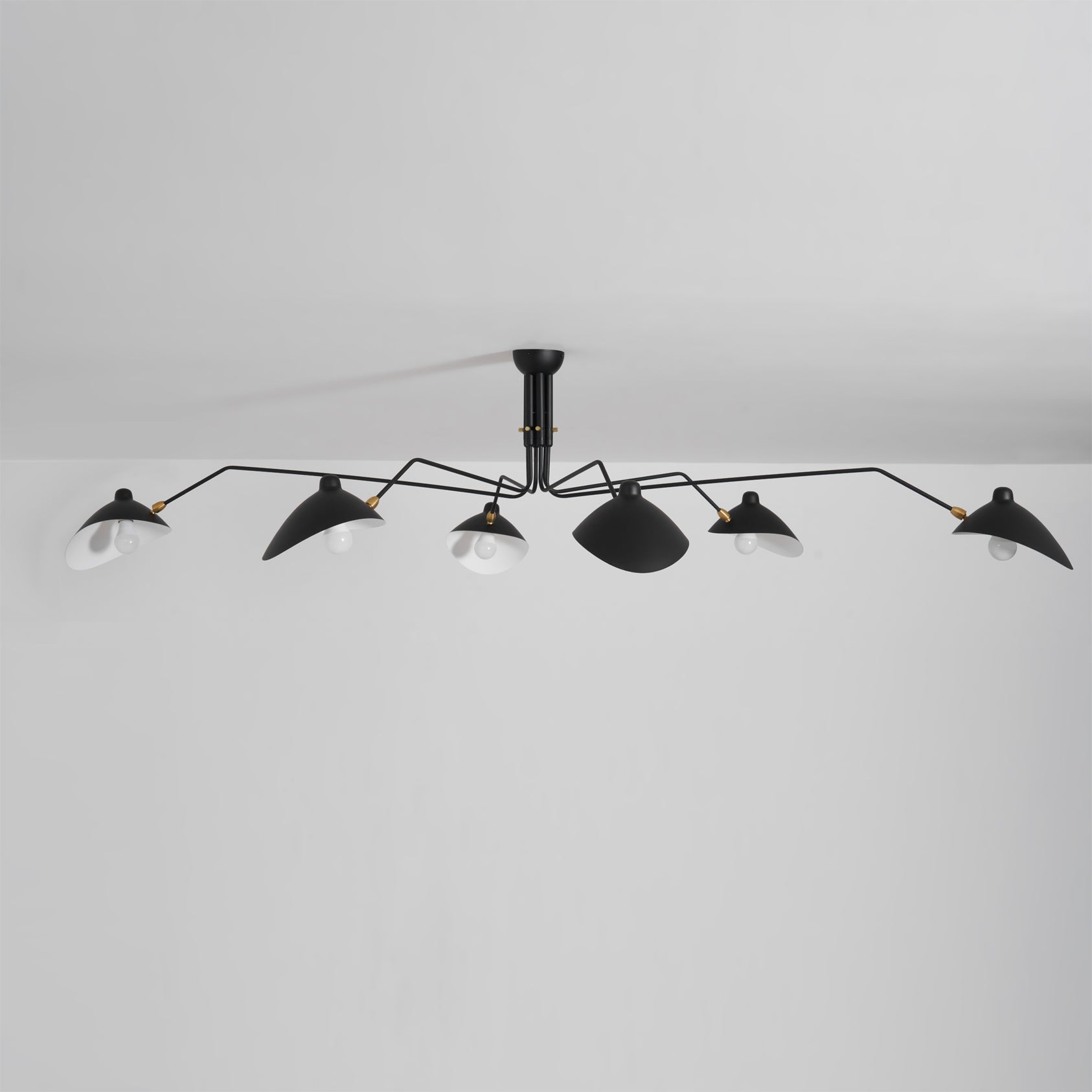 Lustra Plafonnier Trois Bras Minimaliste