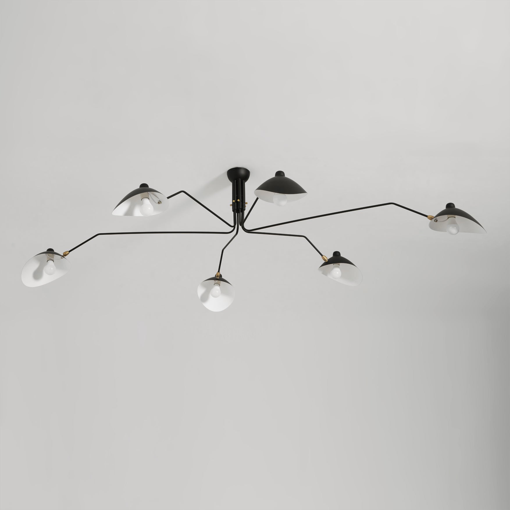 Lustra Plafonnier Trois Bras Minimaliste