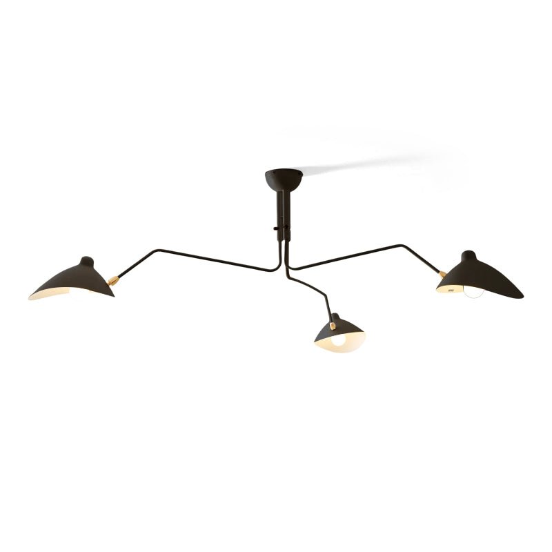 Lustra Plafonnier Trois Bras Minimaliste
