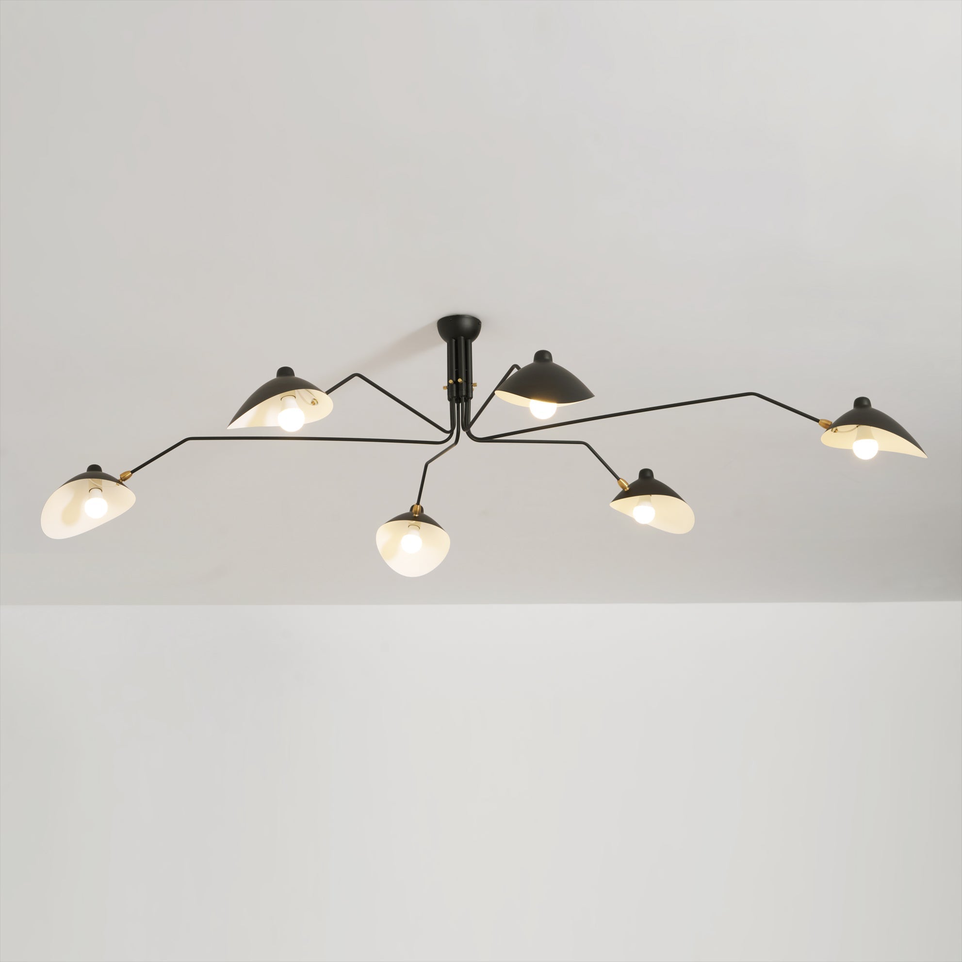 Lustra Plafonnier Trois Bras Minimaliste