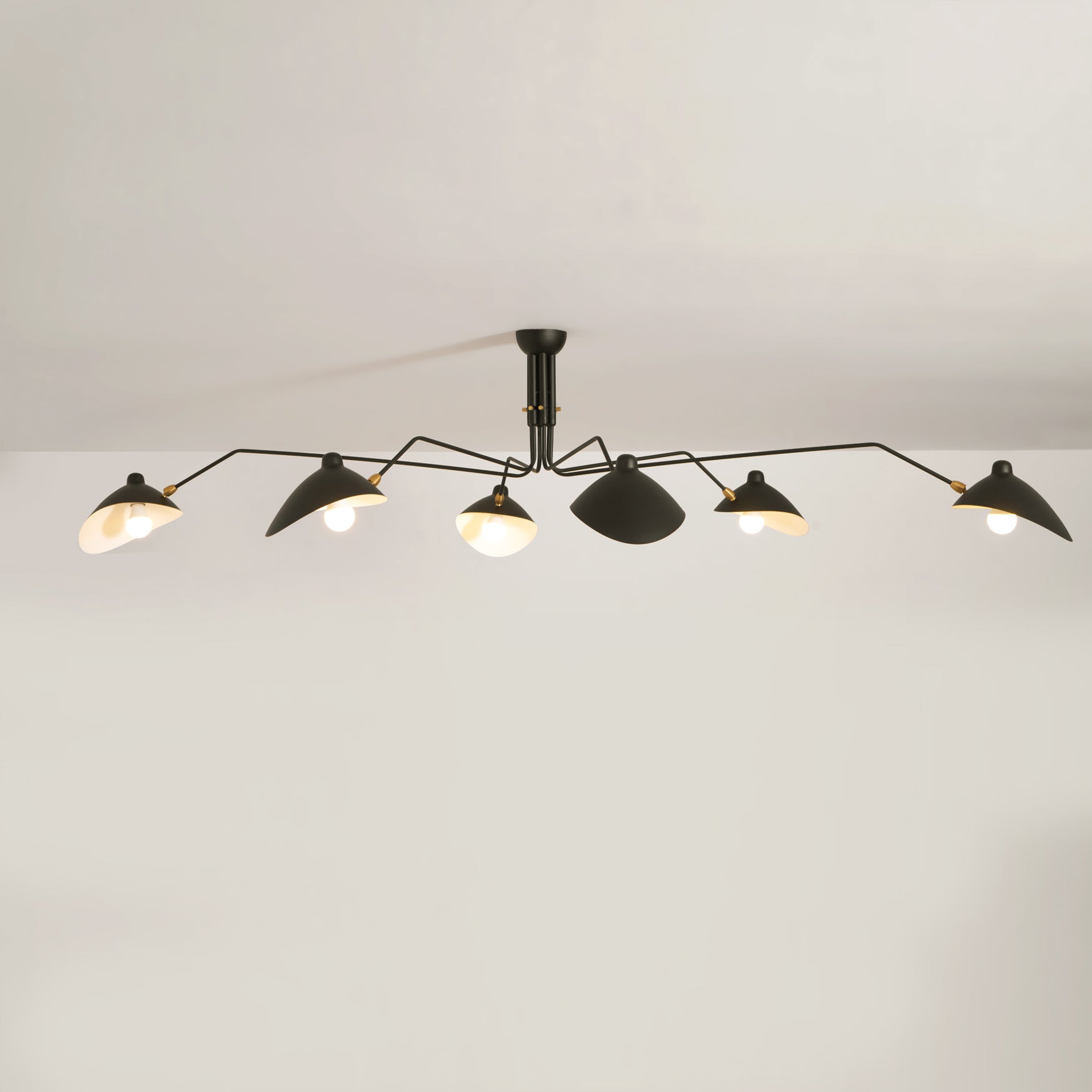 Lustra Plafonnier Trois Bras Minimaliste