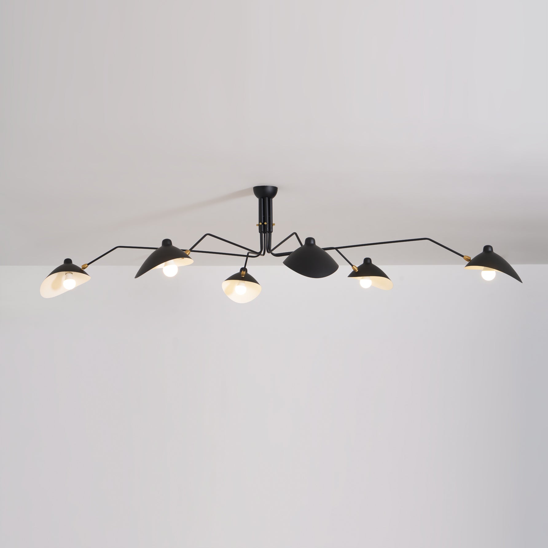 Lustra Plafonnier Trois Bras Minimaliste