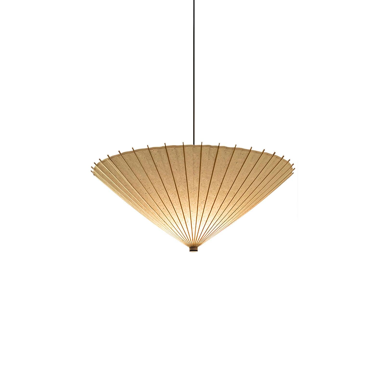 Solara Suspension Parapluie en Papier Plissé Salle à Manger