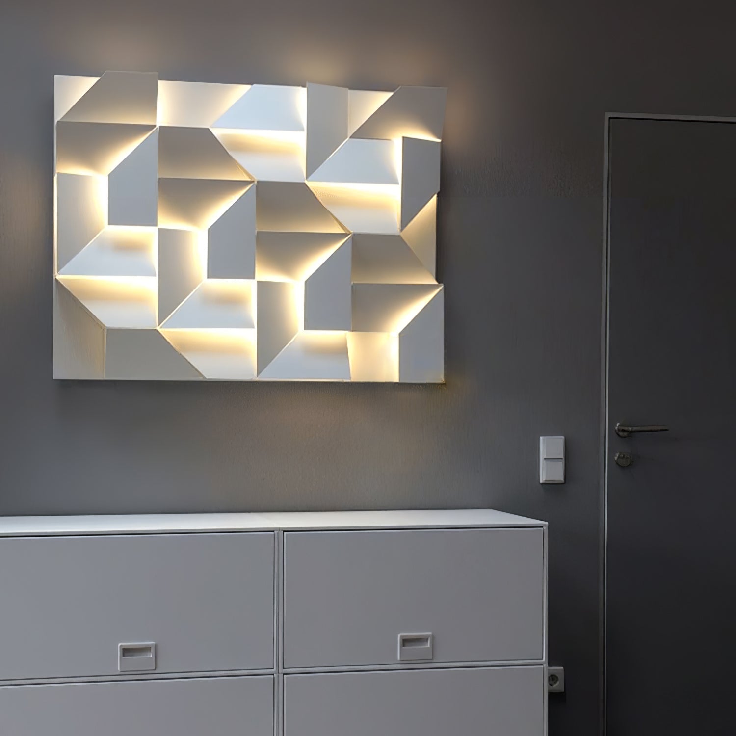 Zoliria Applique Murale en Métal Moderne