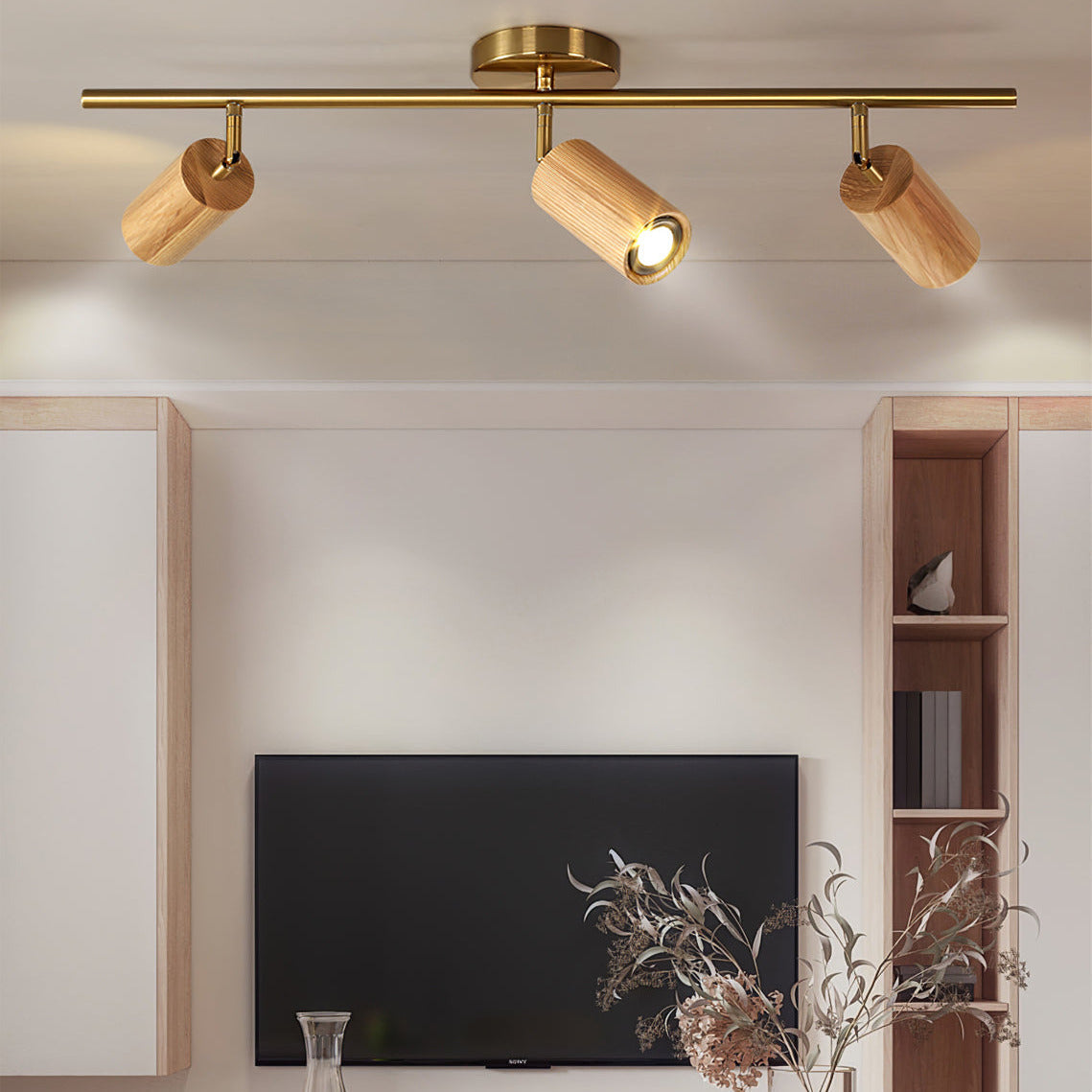 Arthur Spot de Plafond en Bois Cuisine
