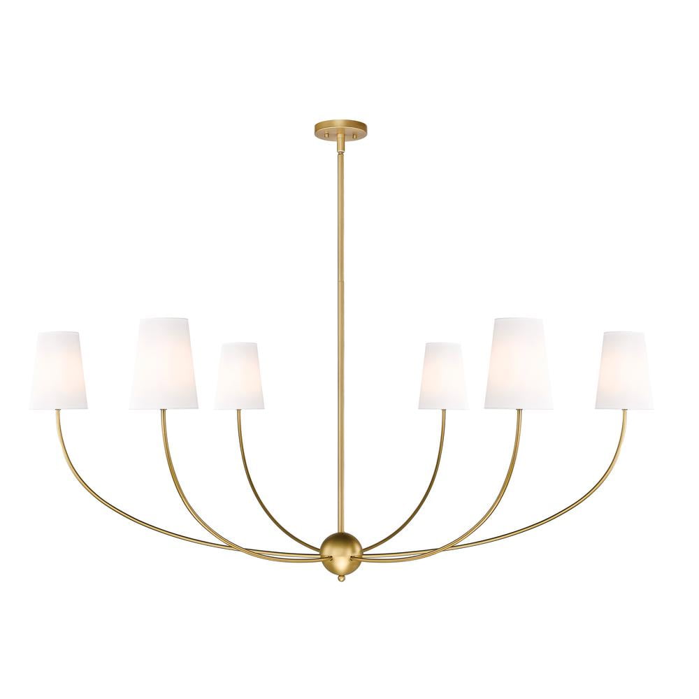 Vetheisra Lustre en Laiton et Tissu Style Industriel Vintage