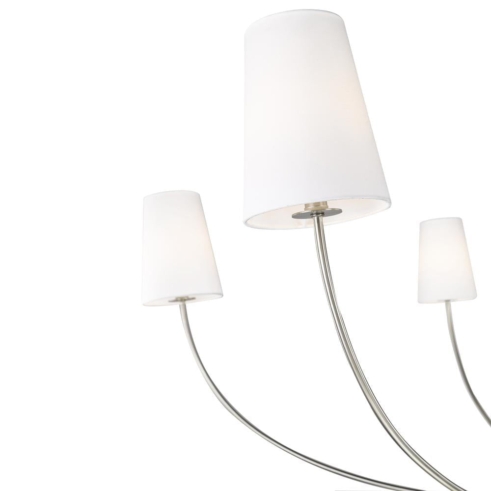 Vetheisra Lustre en Laiton et Tissu Style Industriel Vintage