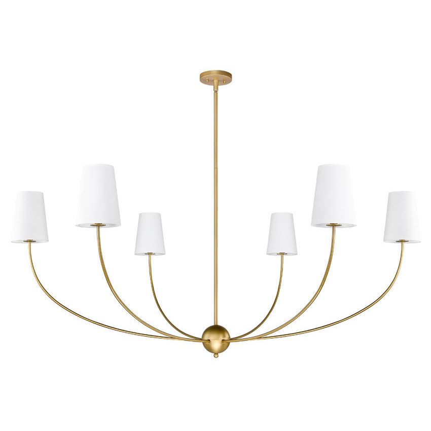 Vetheisra Lustre en Laiton et Tissu Style Industriel Vintage