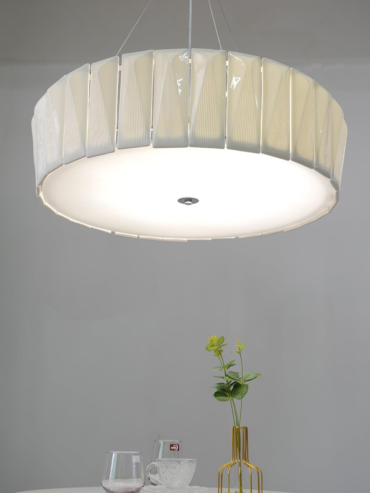 Vaeliora Côtes Céramique Suspension Lumière