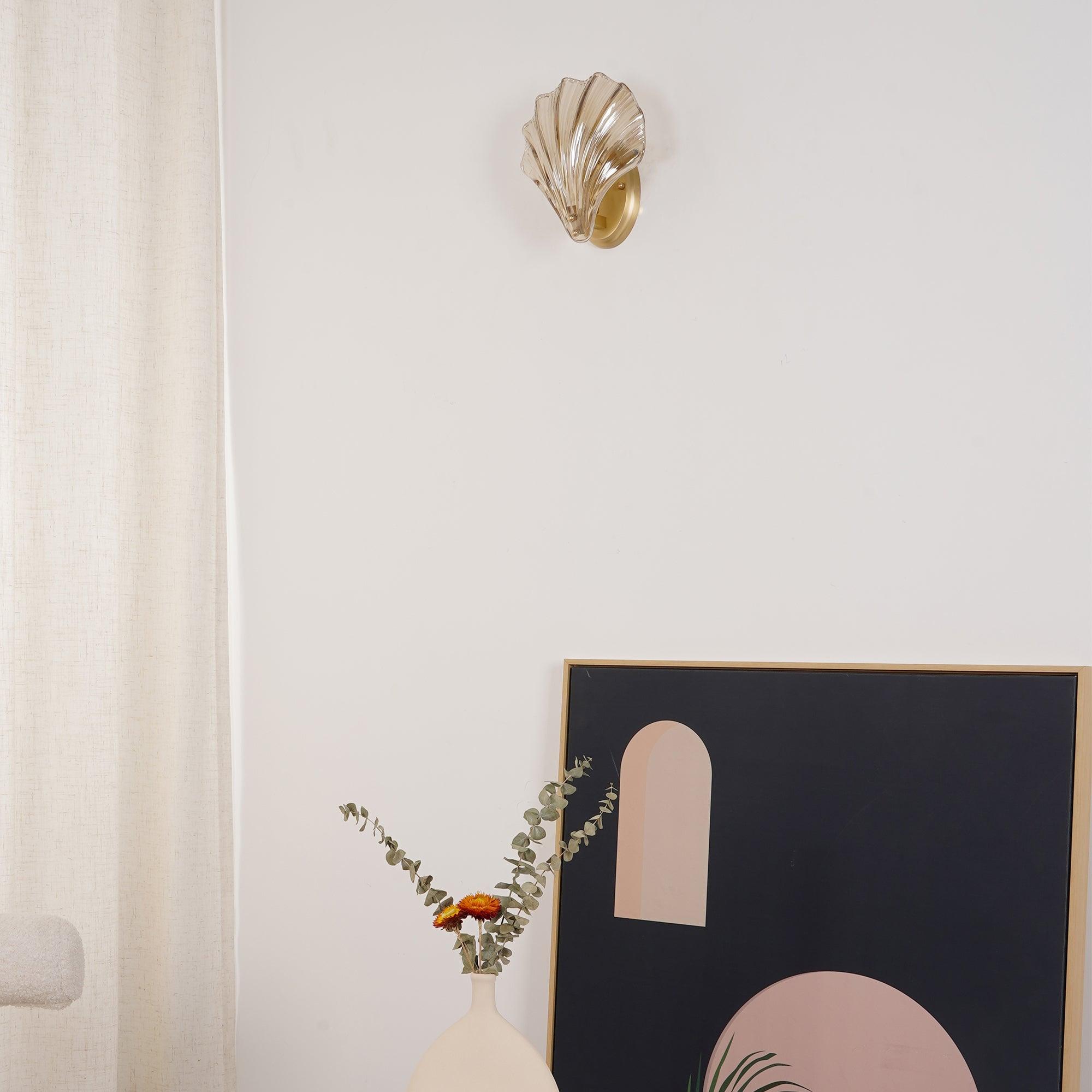 Respected Applique Murale en Verre et Laiton Premium