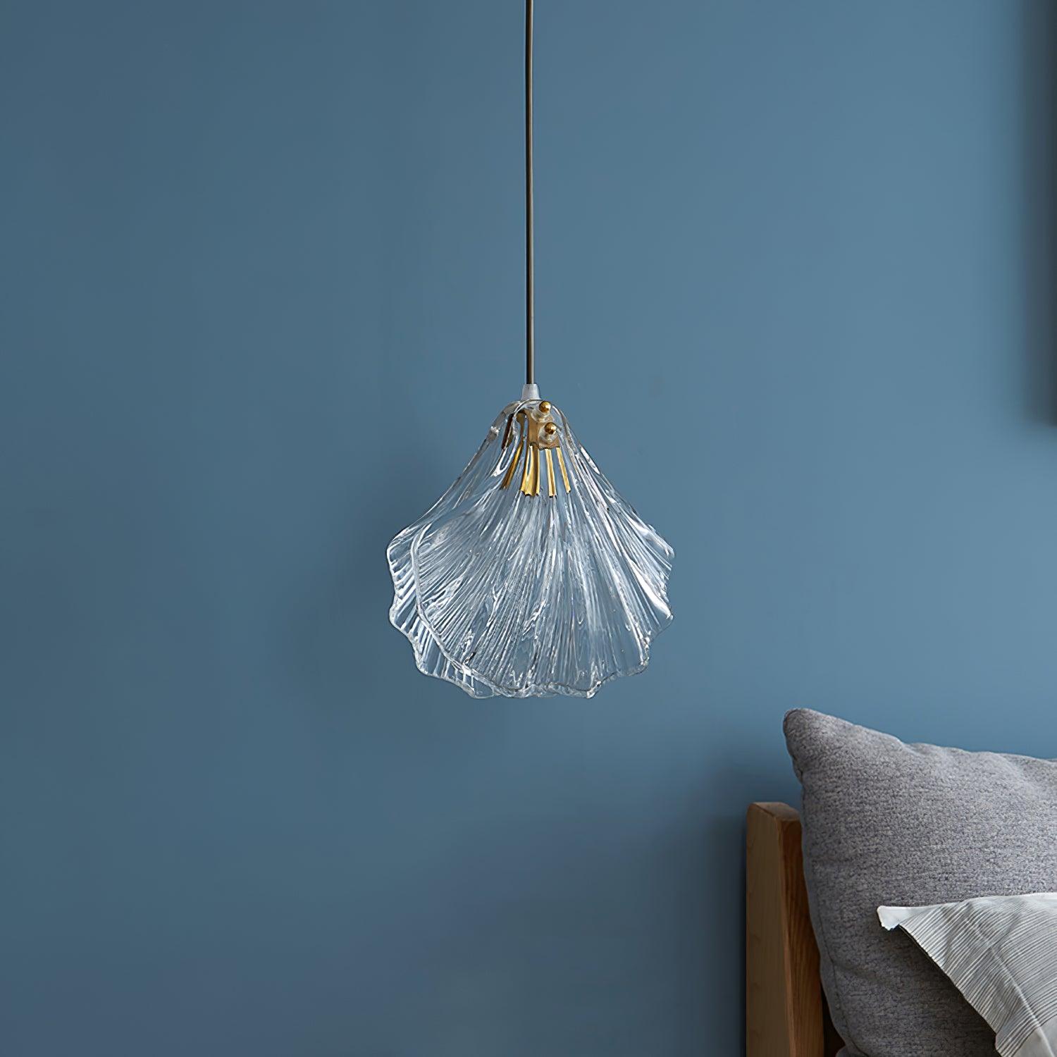 Veliraris Suspension Mini Swag en Verre Coquillage Art Nordic