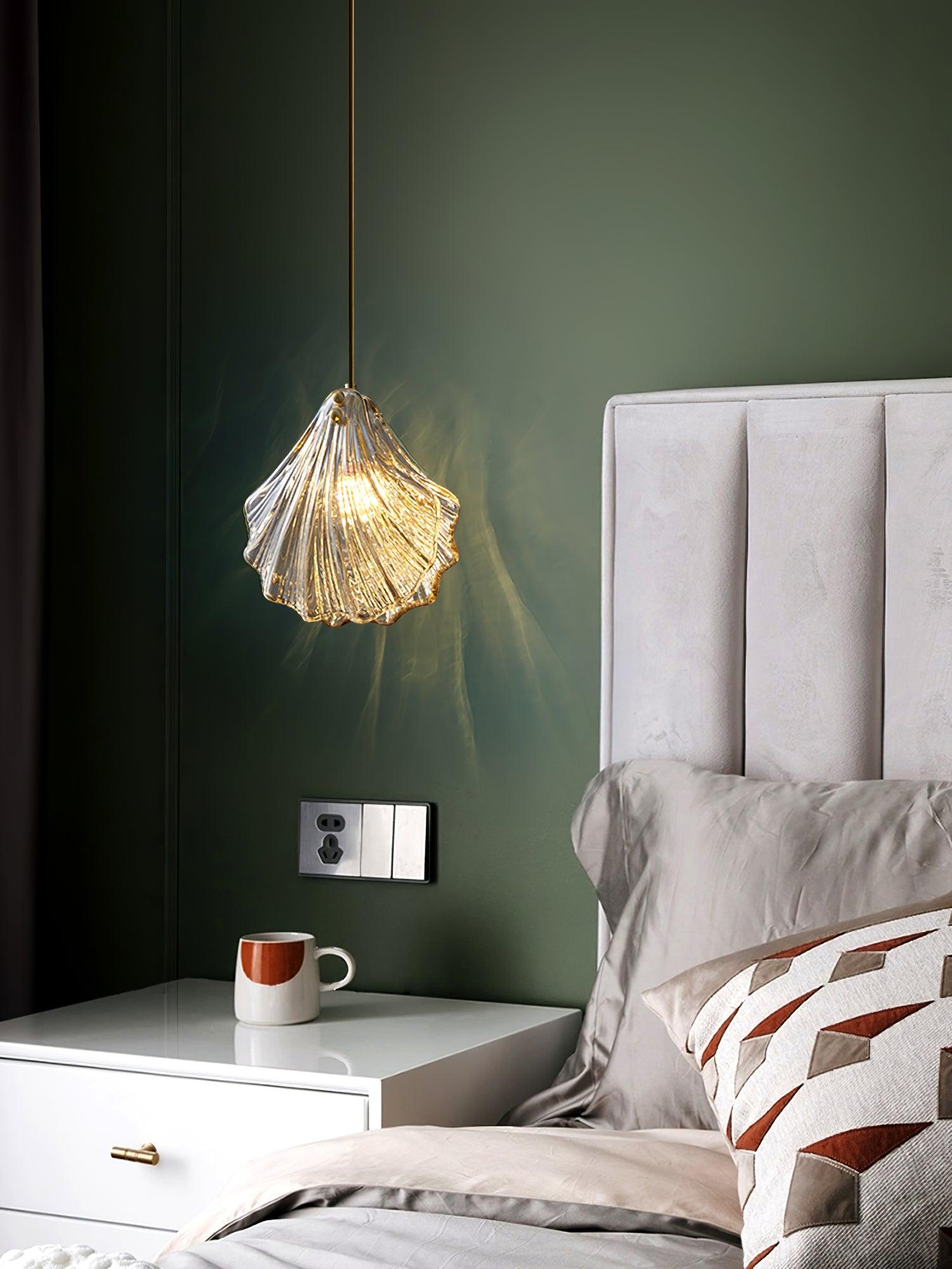 Veliraris Suspension Mini Swag en Verre Coquillage Art Nordic