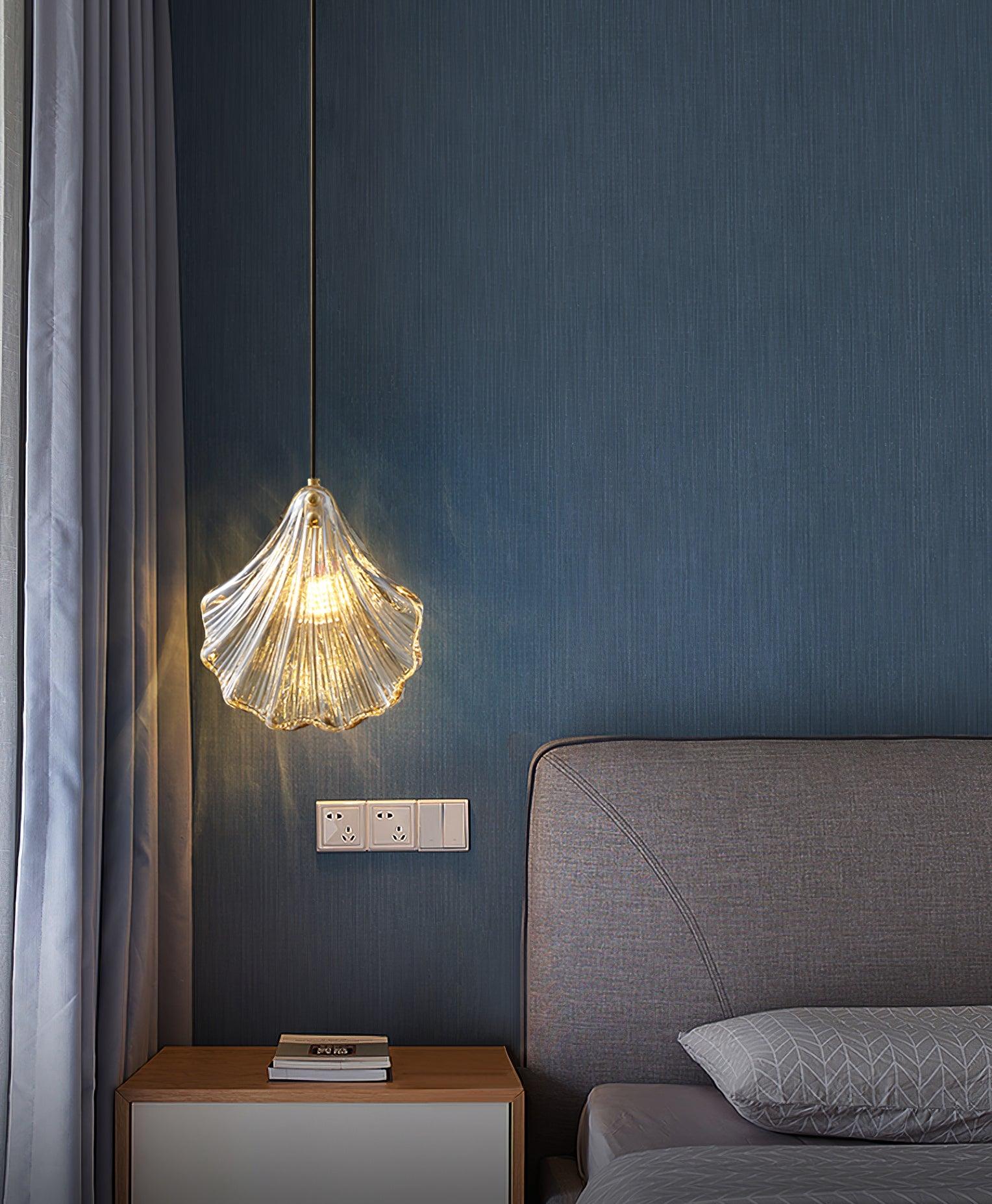 Veliraris Suspension Mini Swag en Verre Coquillage Art Nordic
