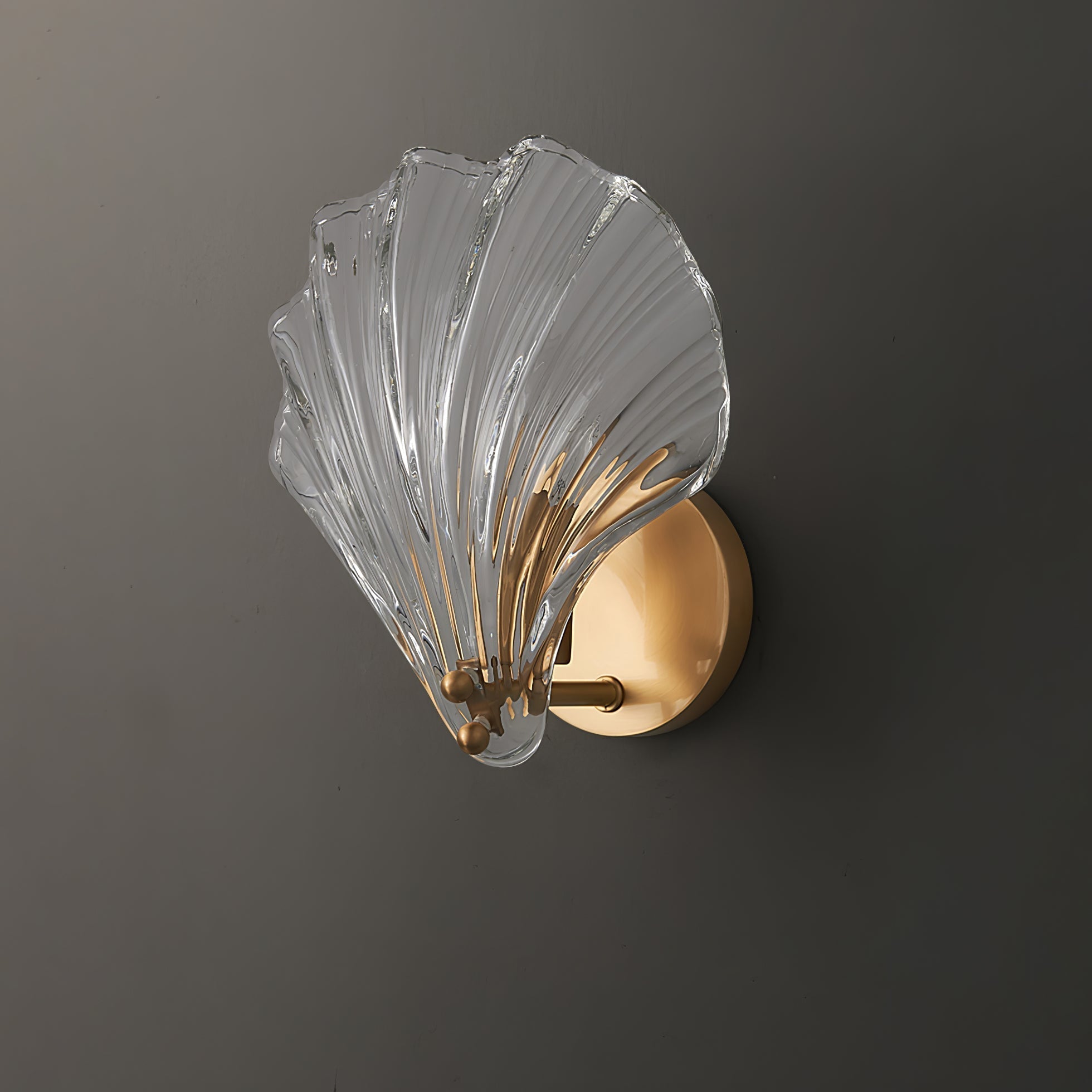 Respected Applique Murale en Verre et Laiton Premium
