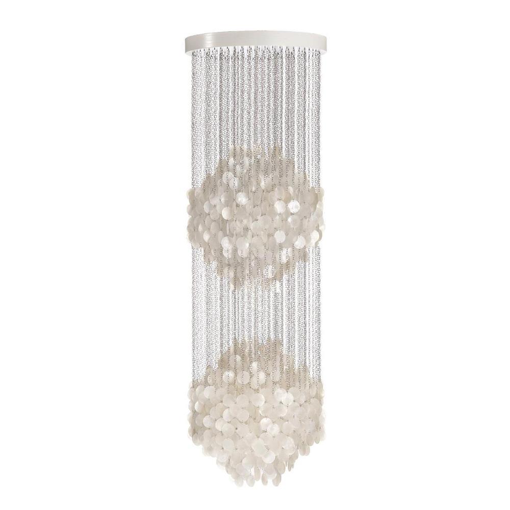 Idoris Lustre Métallique Postmoderne de Luxe en Cascade