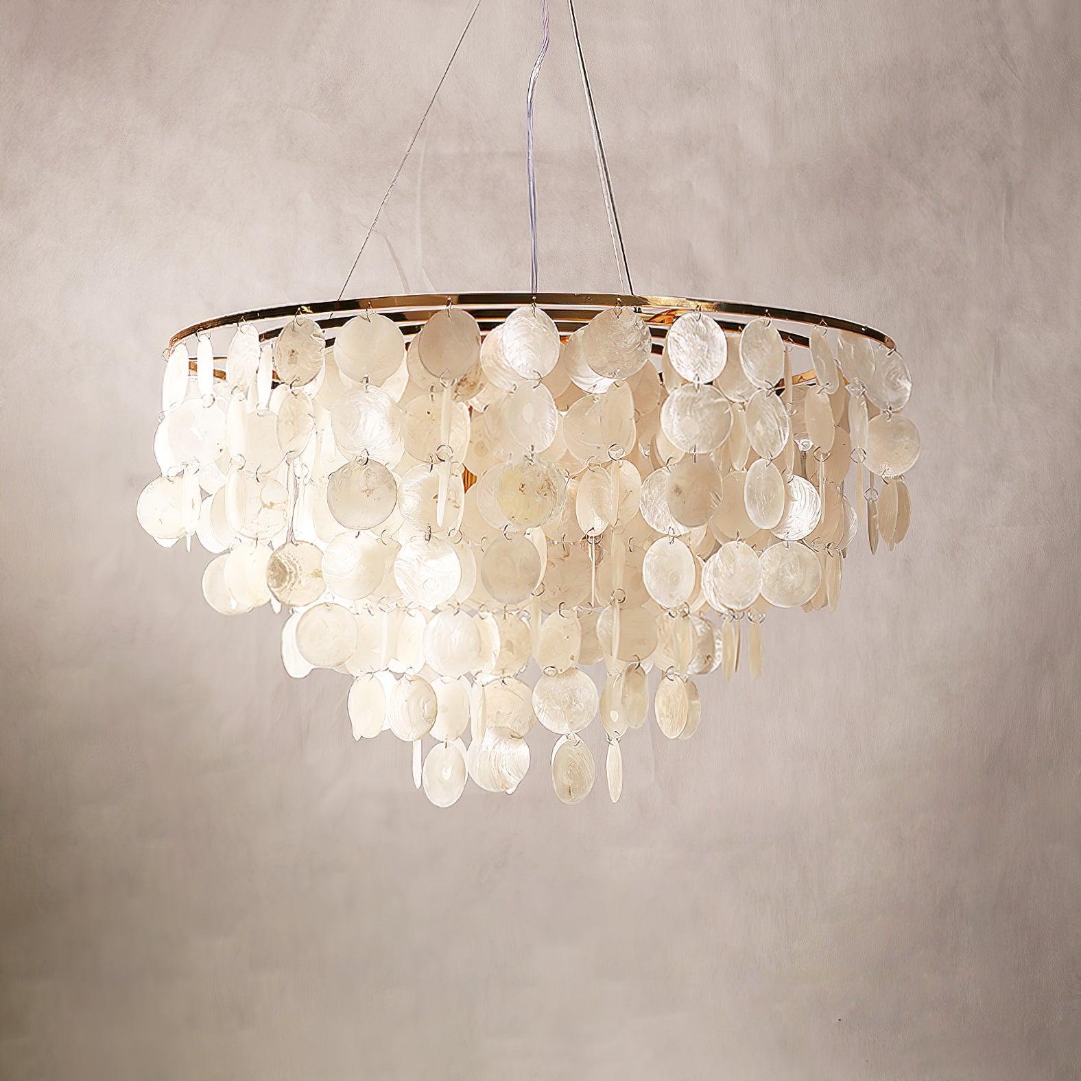 Esileth Postmoderne Luxe Coquille Carillon Lustre
