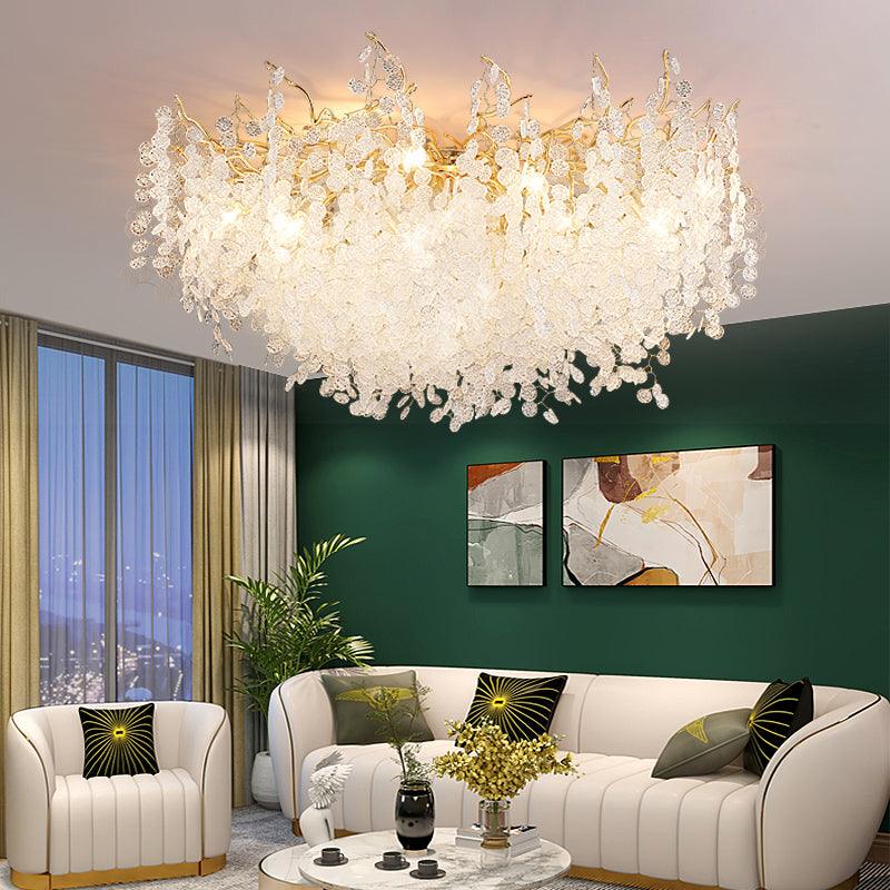 Cascade Lampe Plafonnier en Aluminium de Luxe