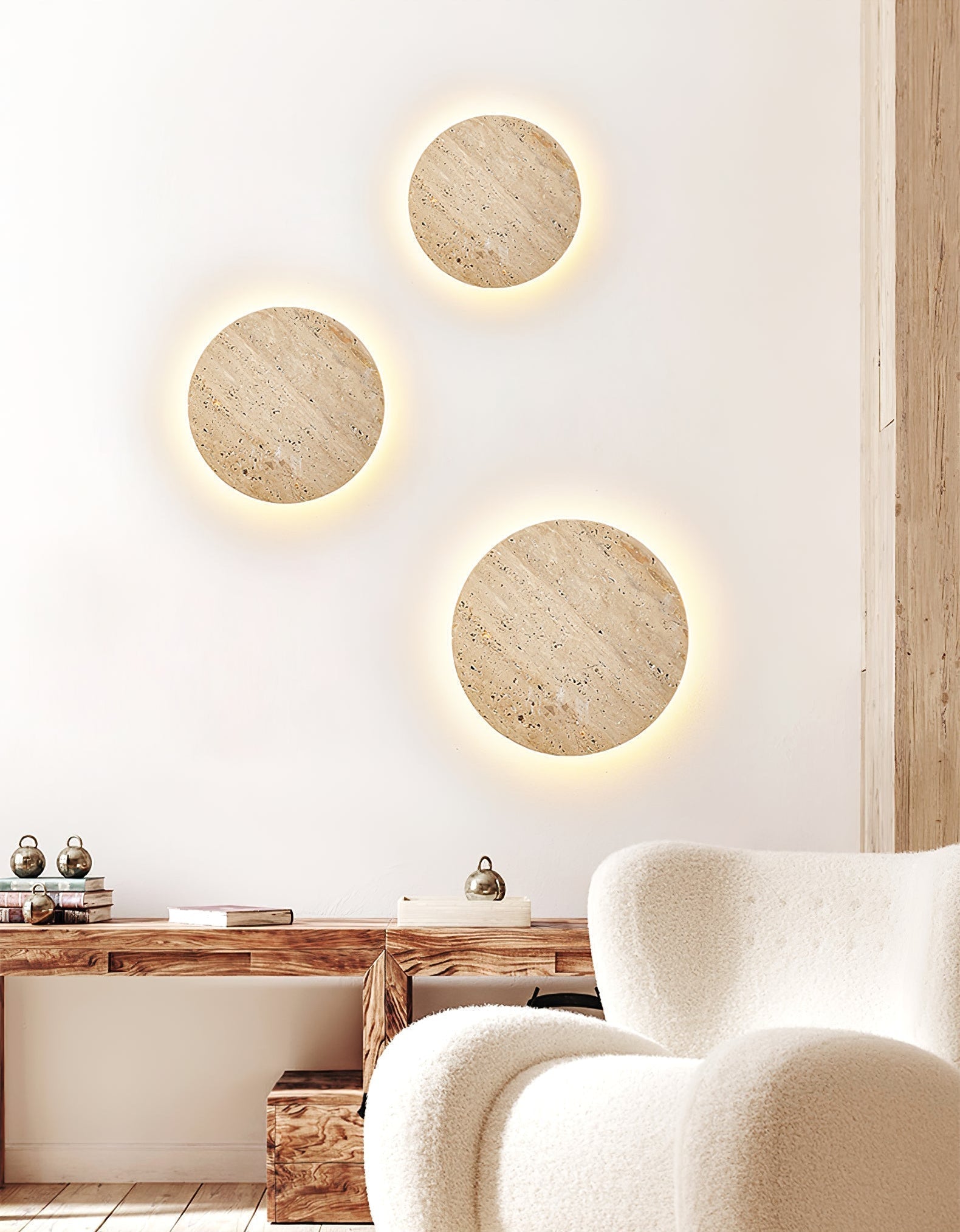Artale Travertin Luminaire Mural
