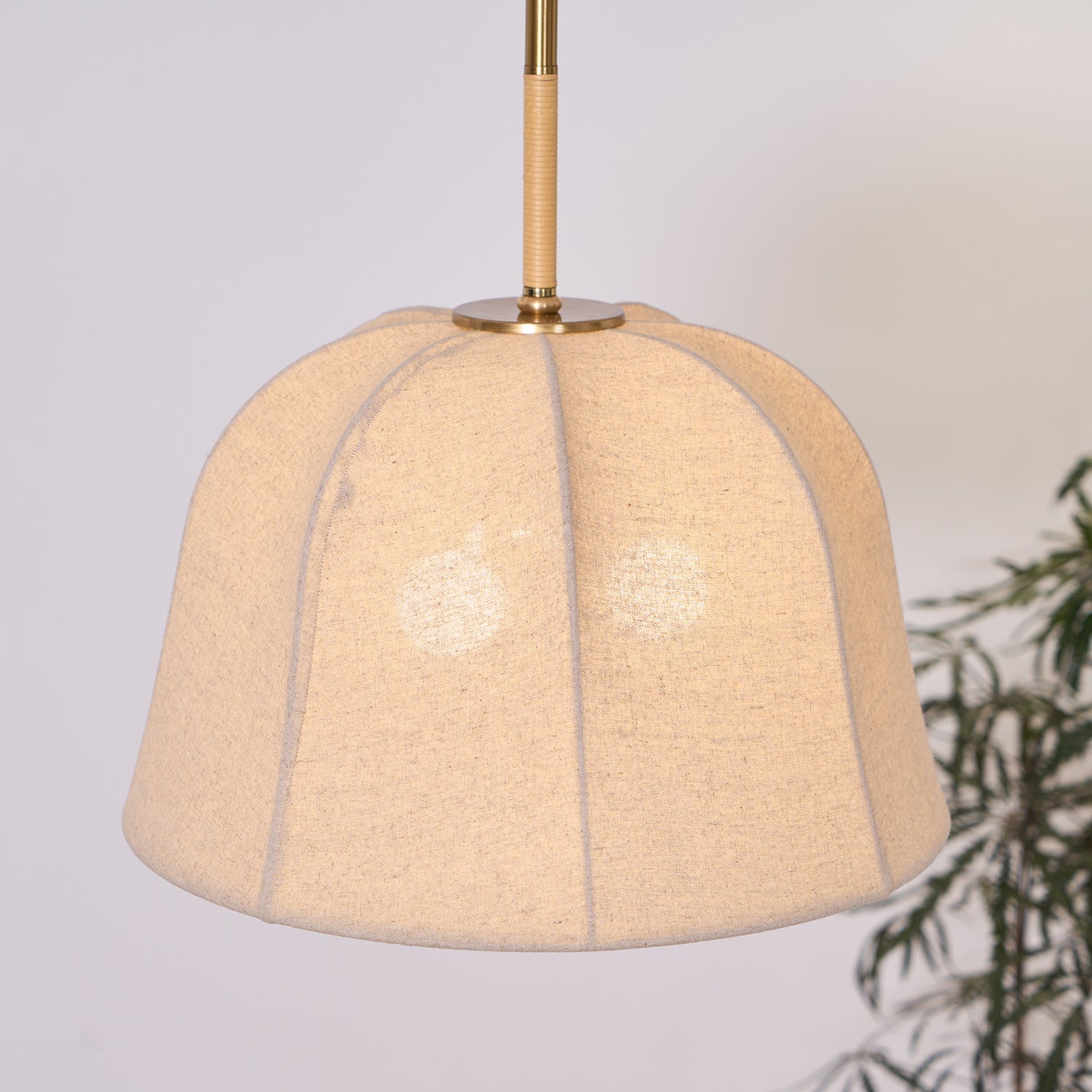 Fiora Lampe Suspendue en Tissu Vintage