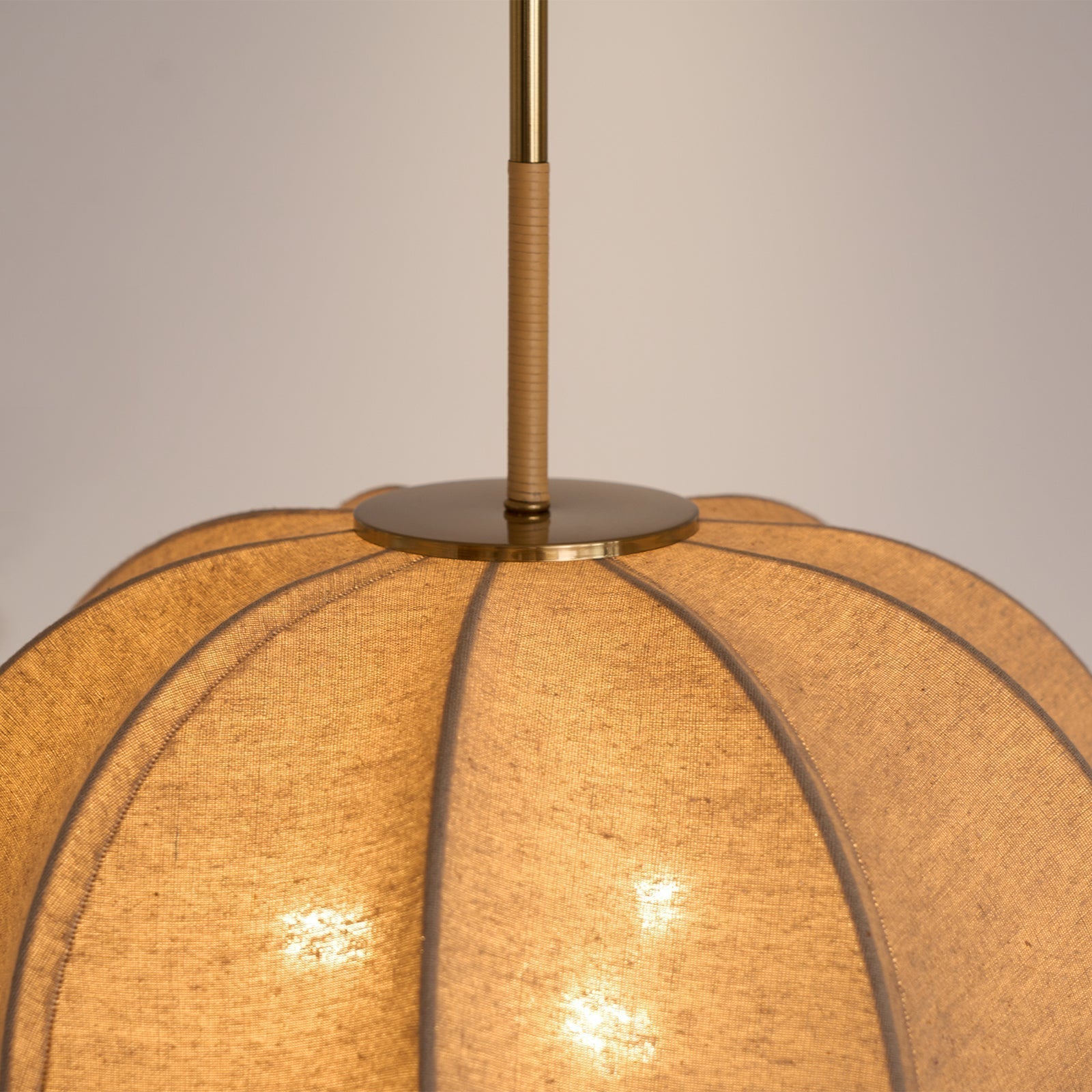 Fiora Lampe Suspendue en Tissu Vintage