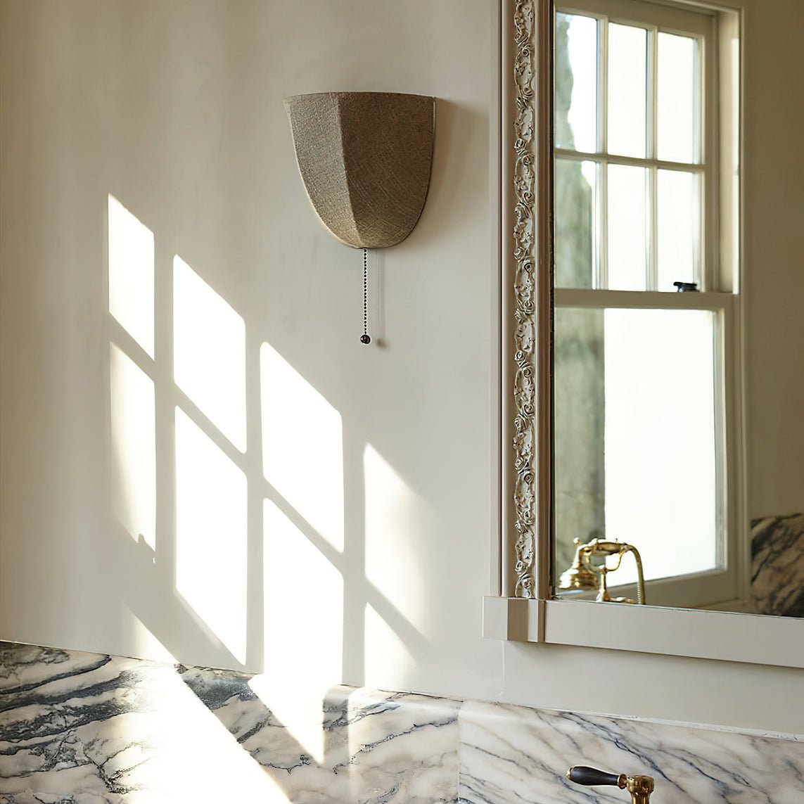Griswold Applique Murale en Toile de Lin Naturel