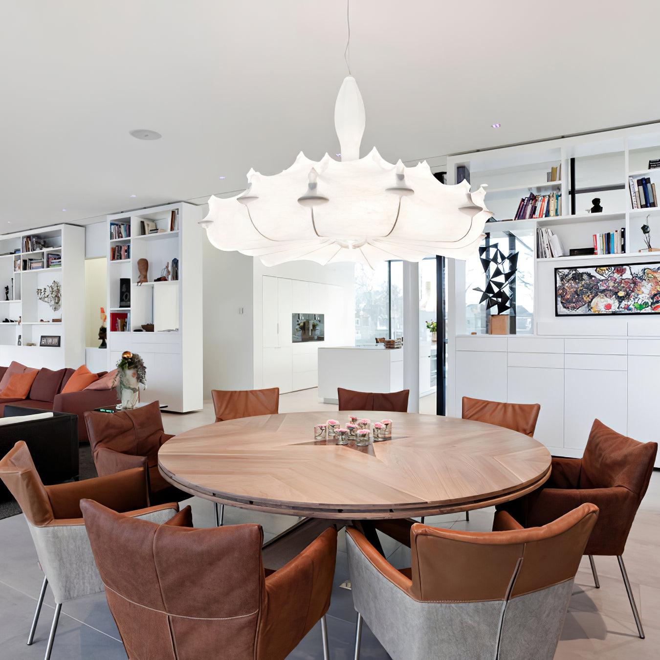 Marcel Lustra Lustre Cocoon Résine Cristal Éclat