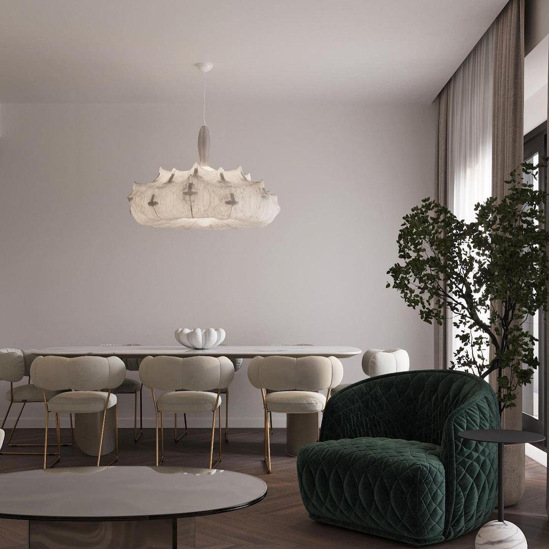 Marcel Lustra Lustre Cocoon Résine Cristal Éclat