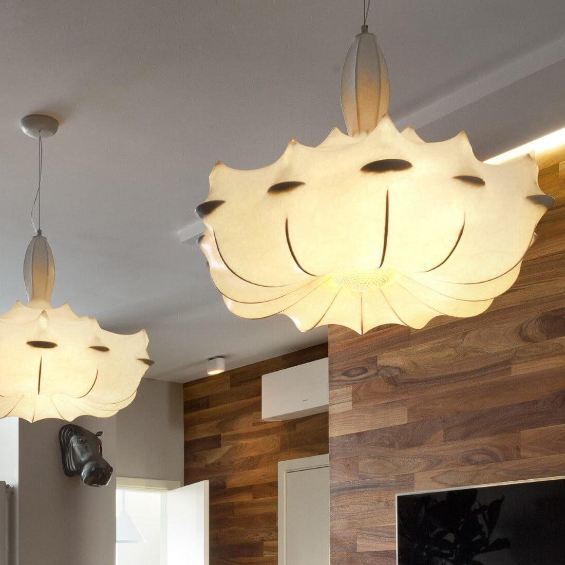 Marcel Lustra Lustre Cocoon Résine Cristal Éclat