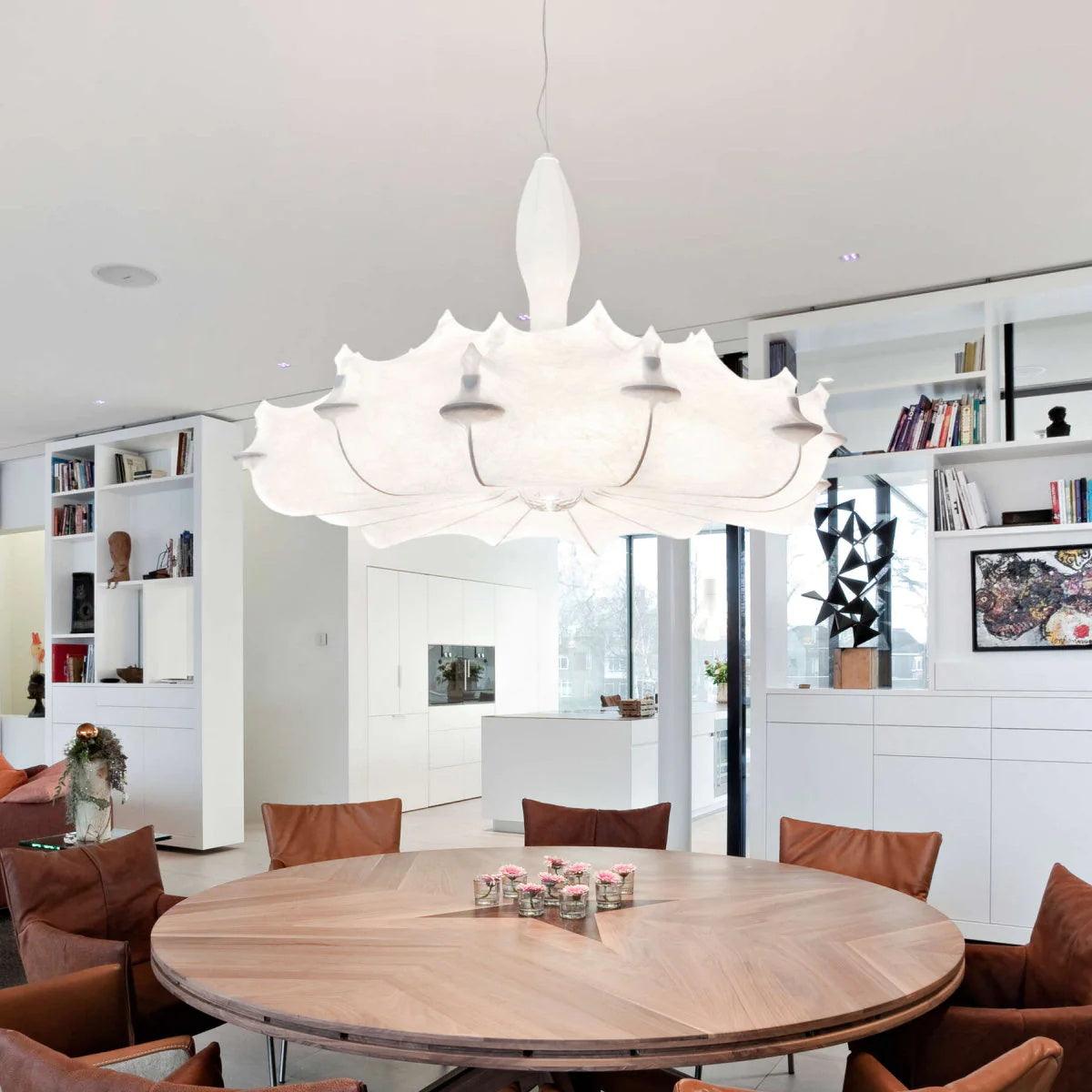 Marcel Lustra Lustre Cocoon Résine Cristal Éclat