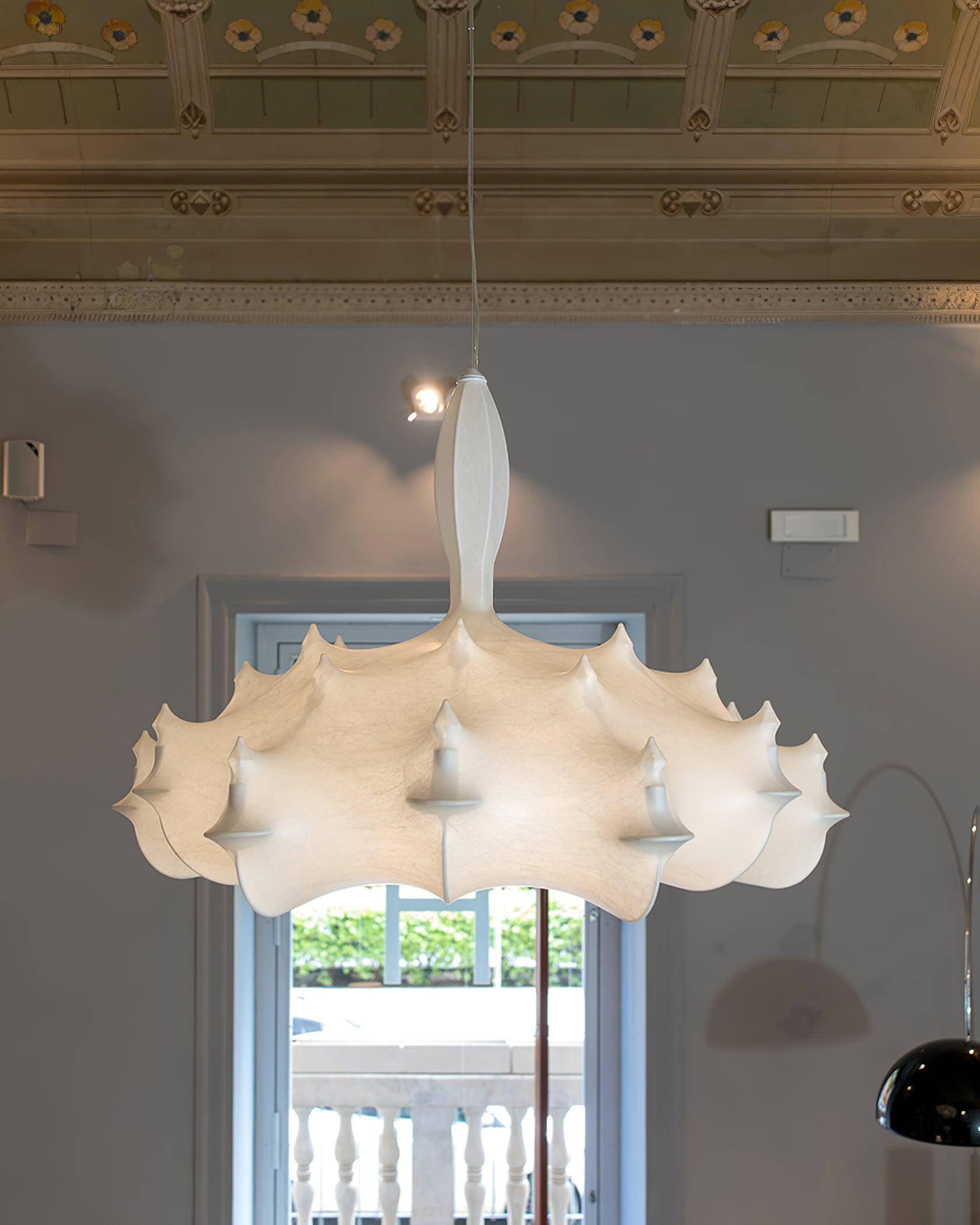 Marcel Lustra Lustre Cocoon Résine Cristal Éclat