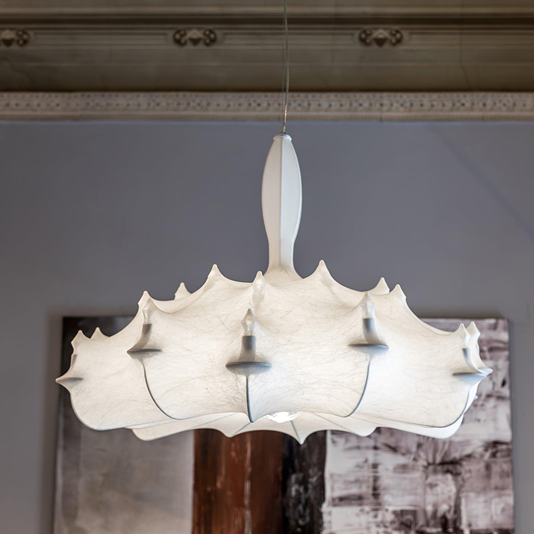 Marcel Lustra Lustre Cocoon Résine Cristal Éclat