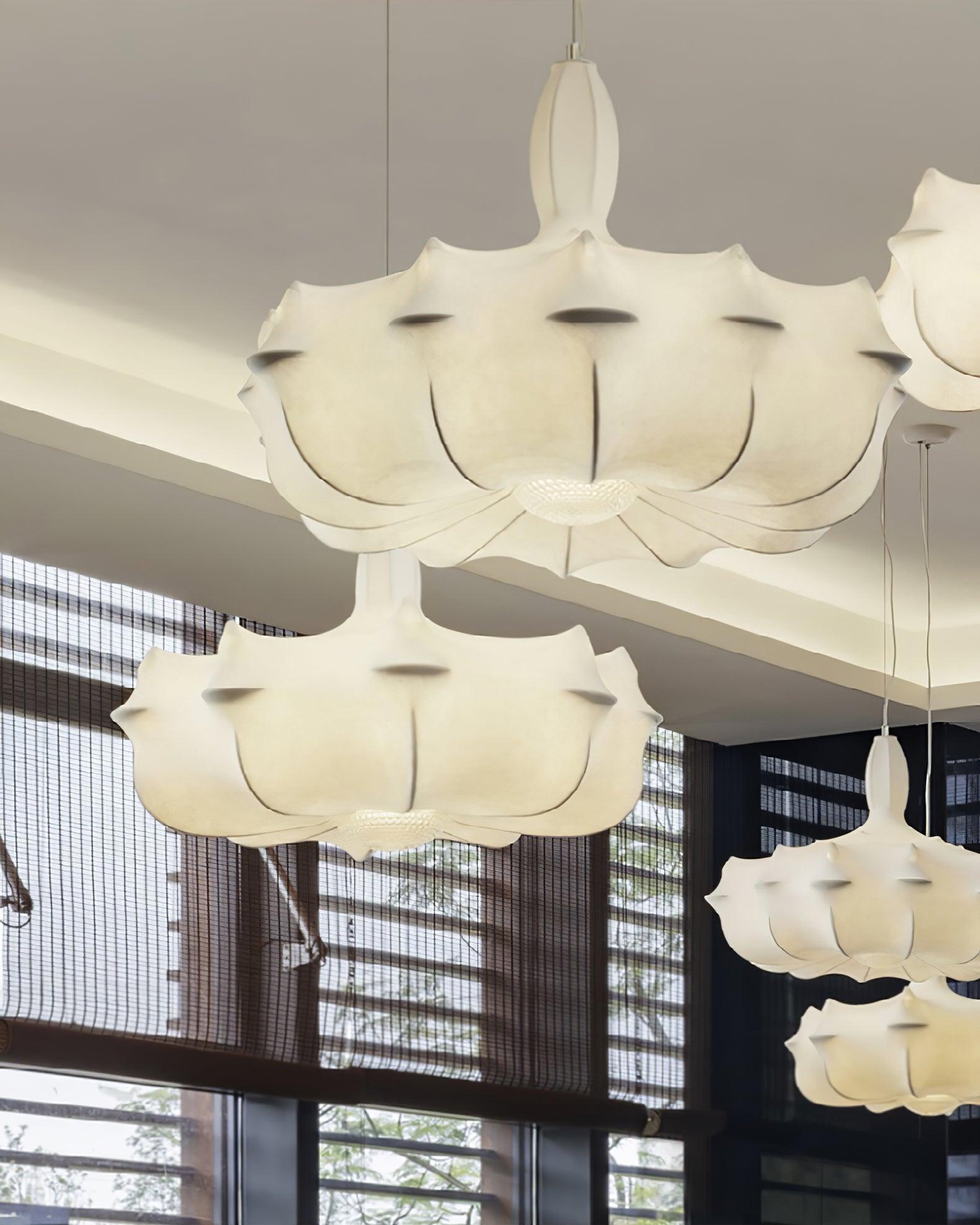 Marcel Lustra Lustre Cocoon Résine Cristal Éclat