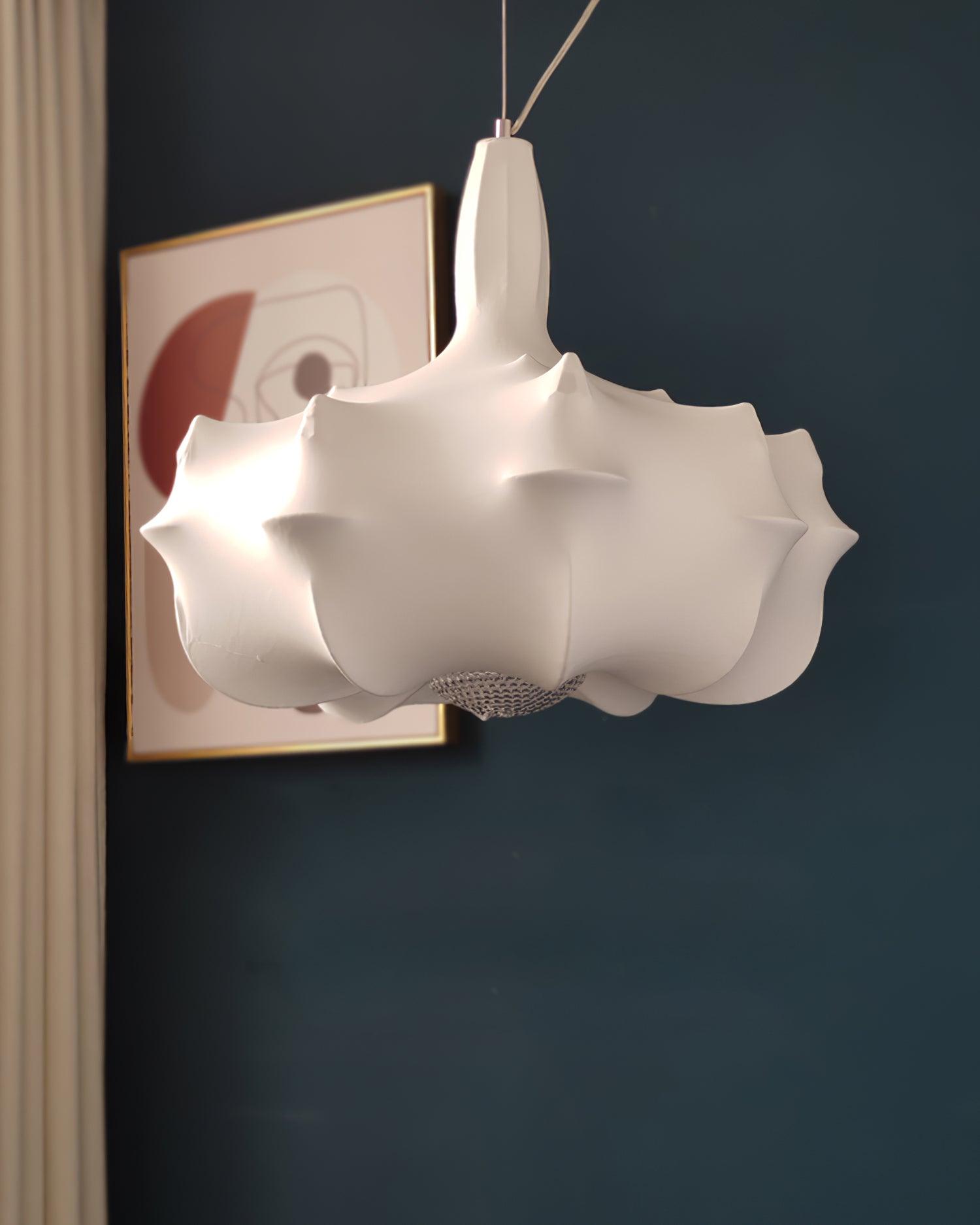 Marcel Lustra Lustre Cocoon Résine Cristal Éclat