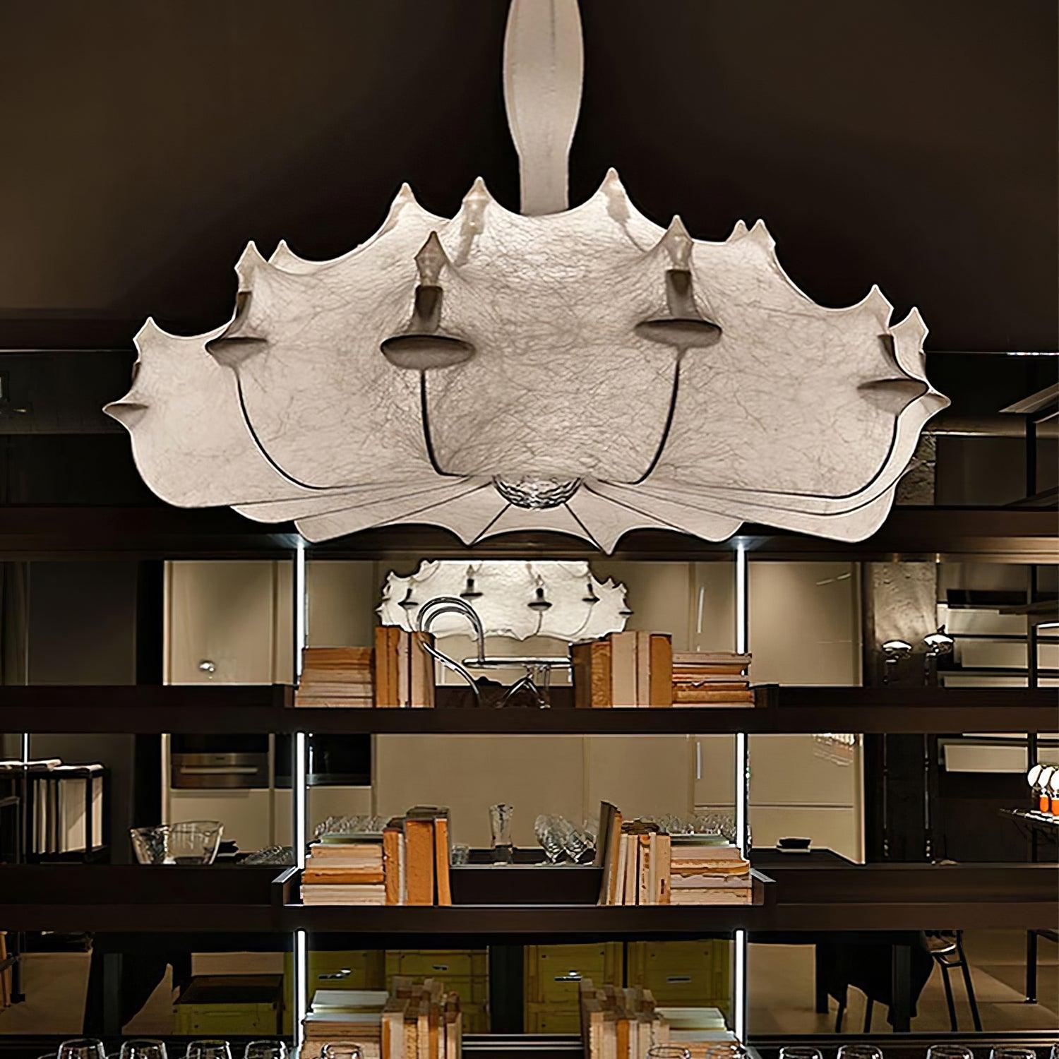 Marcel Lustra Lustre Cocoon Résine Cristal Éclat