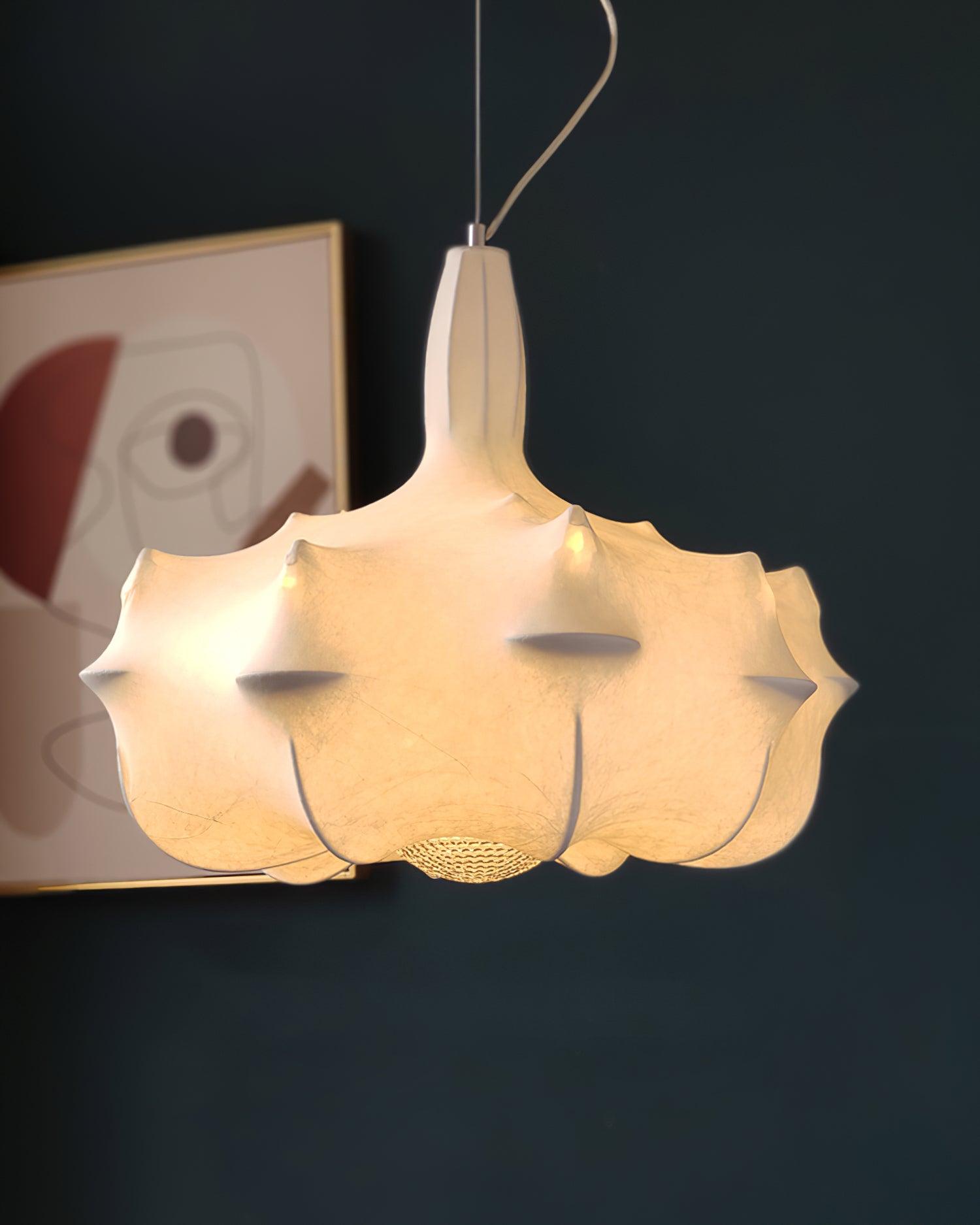 Marcel Lustra Lustre Cocoon Résine Cristal Éclat